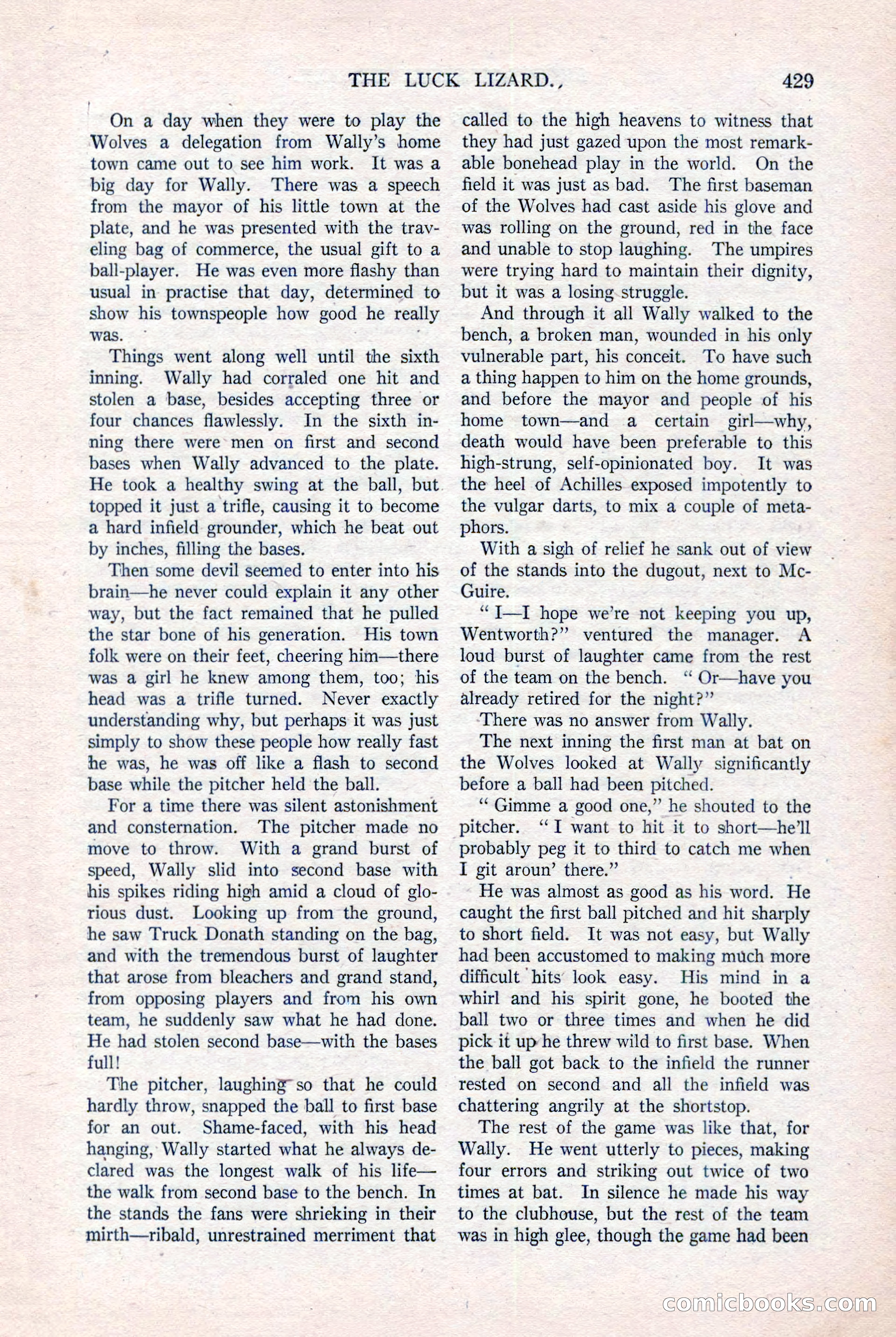 Argosy All-Story Weekly, August 20, 1921 — page 151 of 160