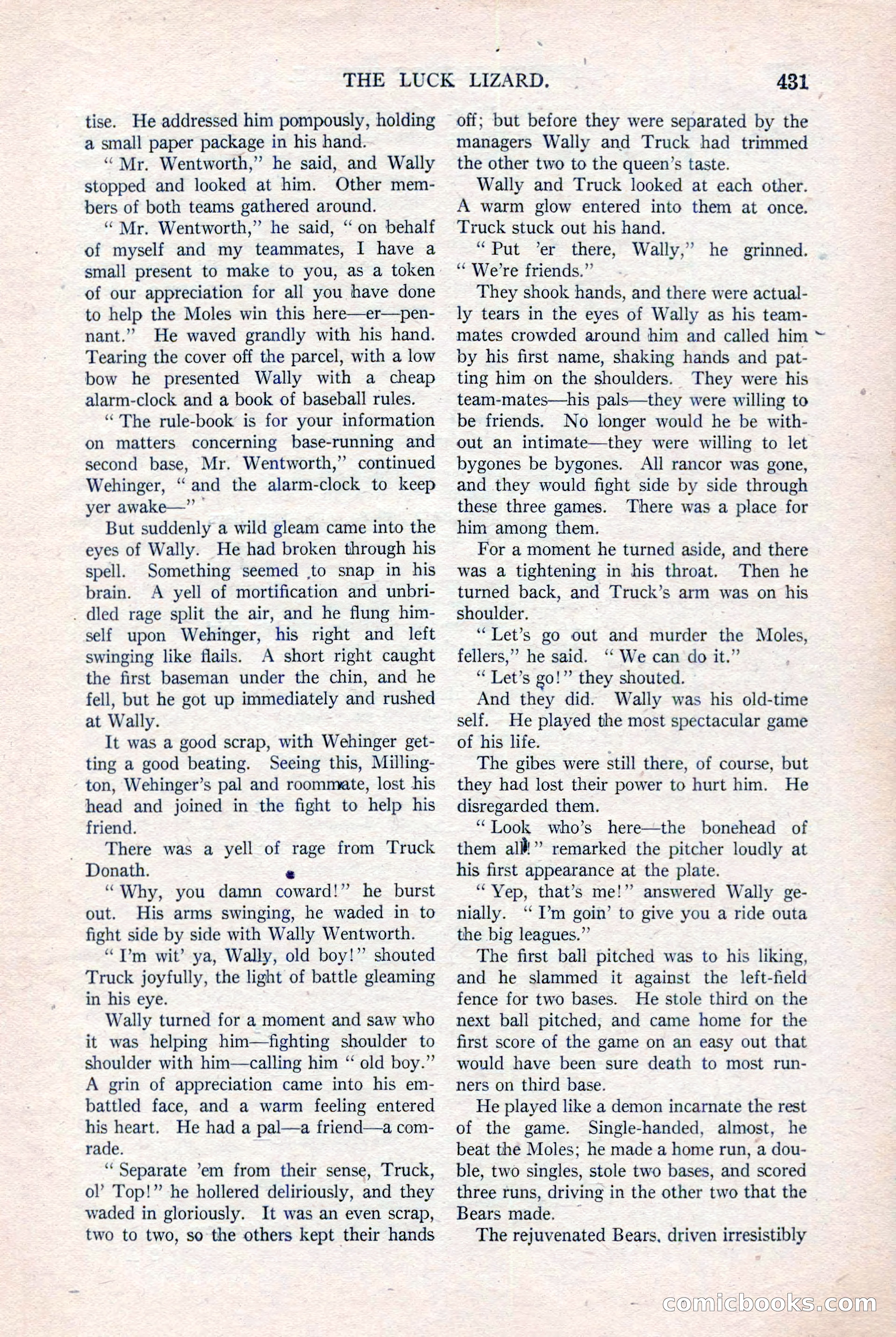 Argosy All-Story Weekly, August 20, 1921 — page 153 of 160