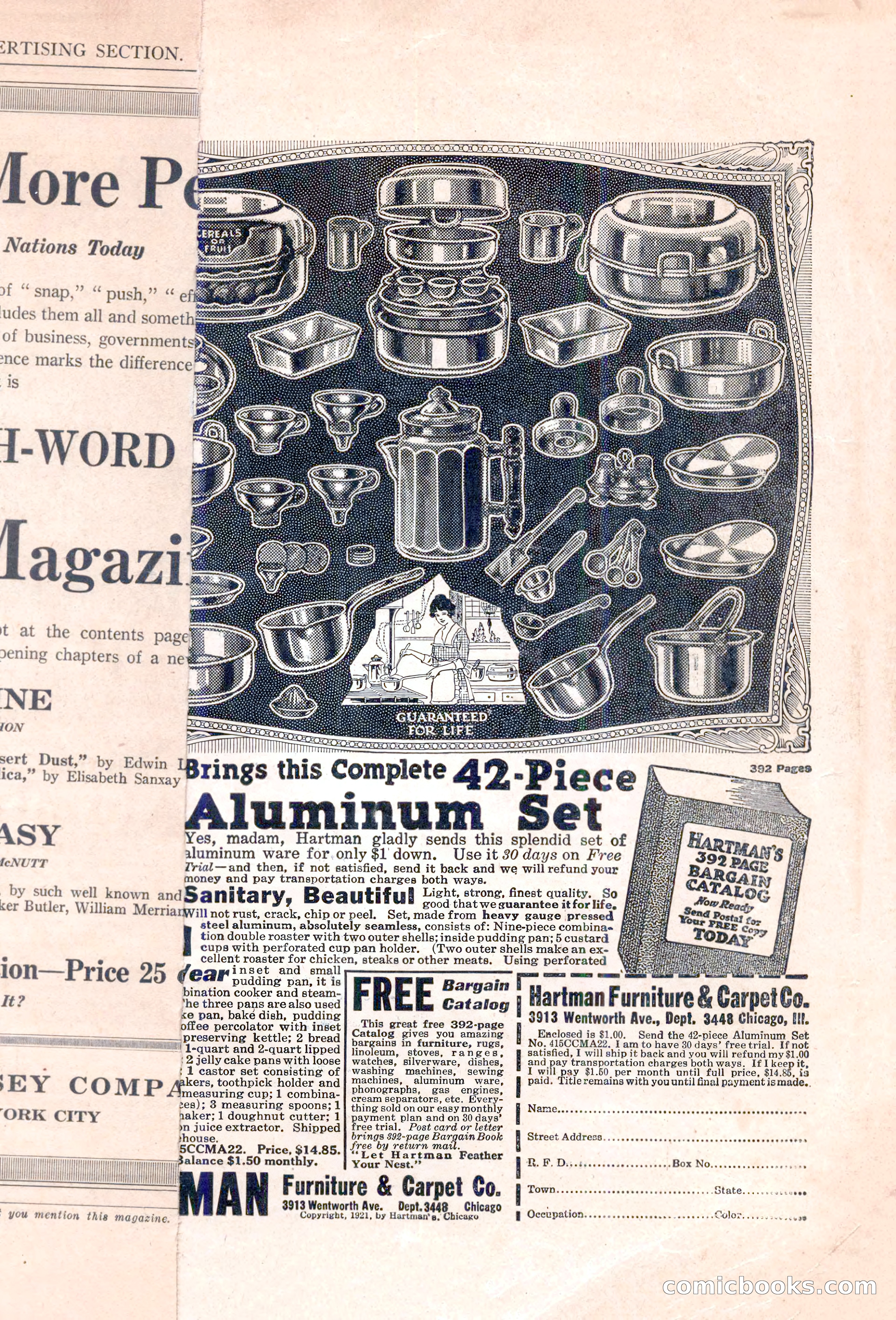 Argosy All-Story Weekly, August 20, 1921 — page 159 of 160