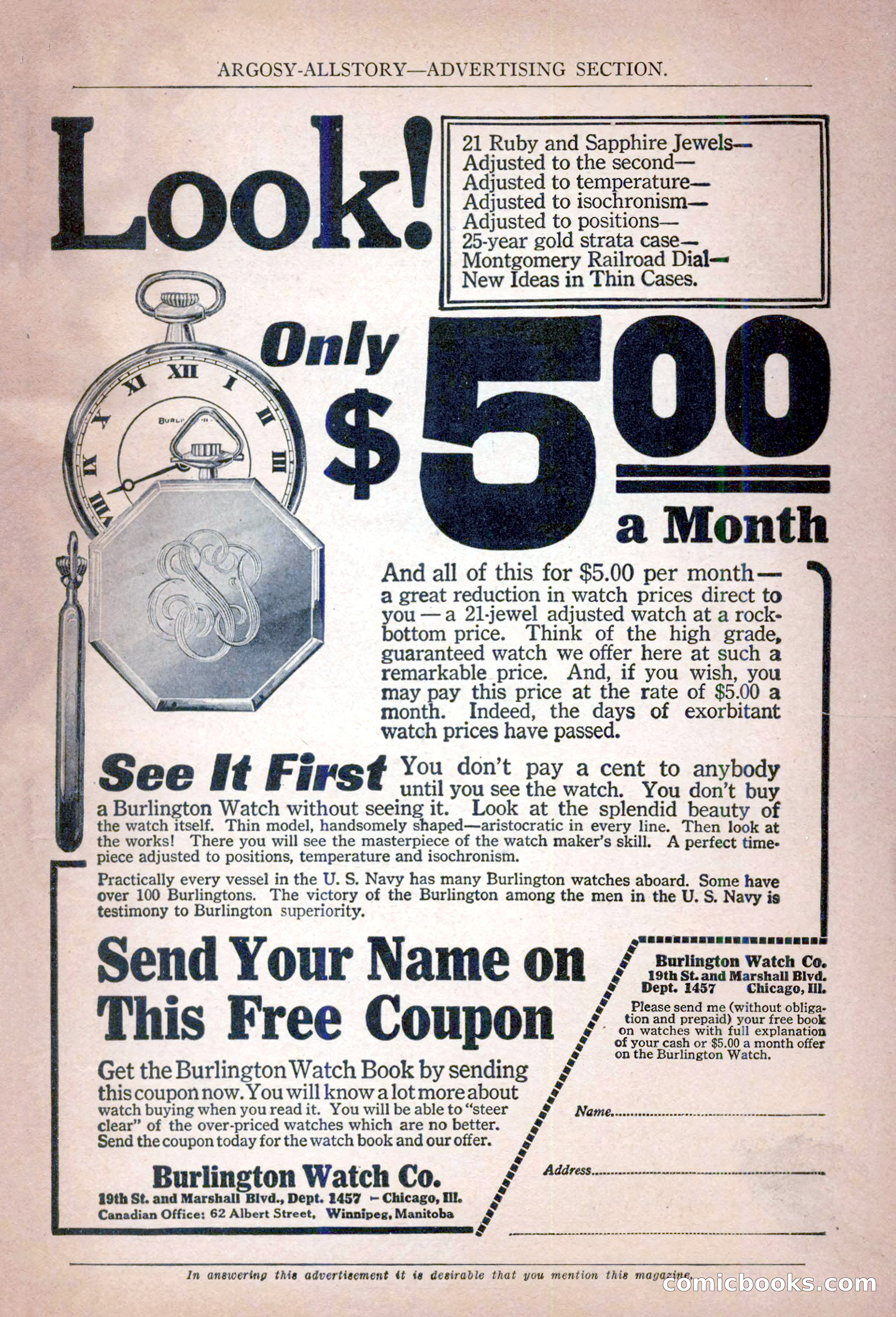 Argosy All-Story Weekly, October 22, 1921 — page 3 of 156