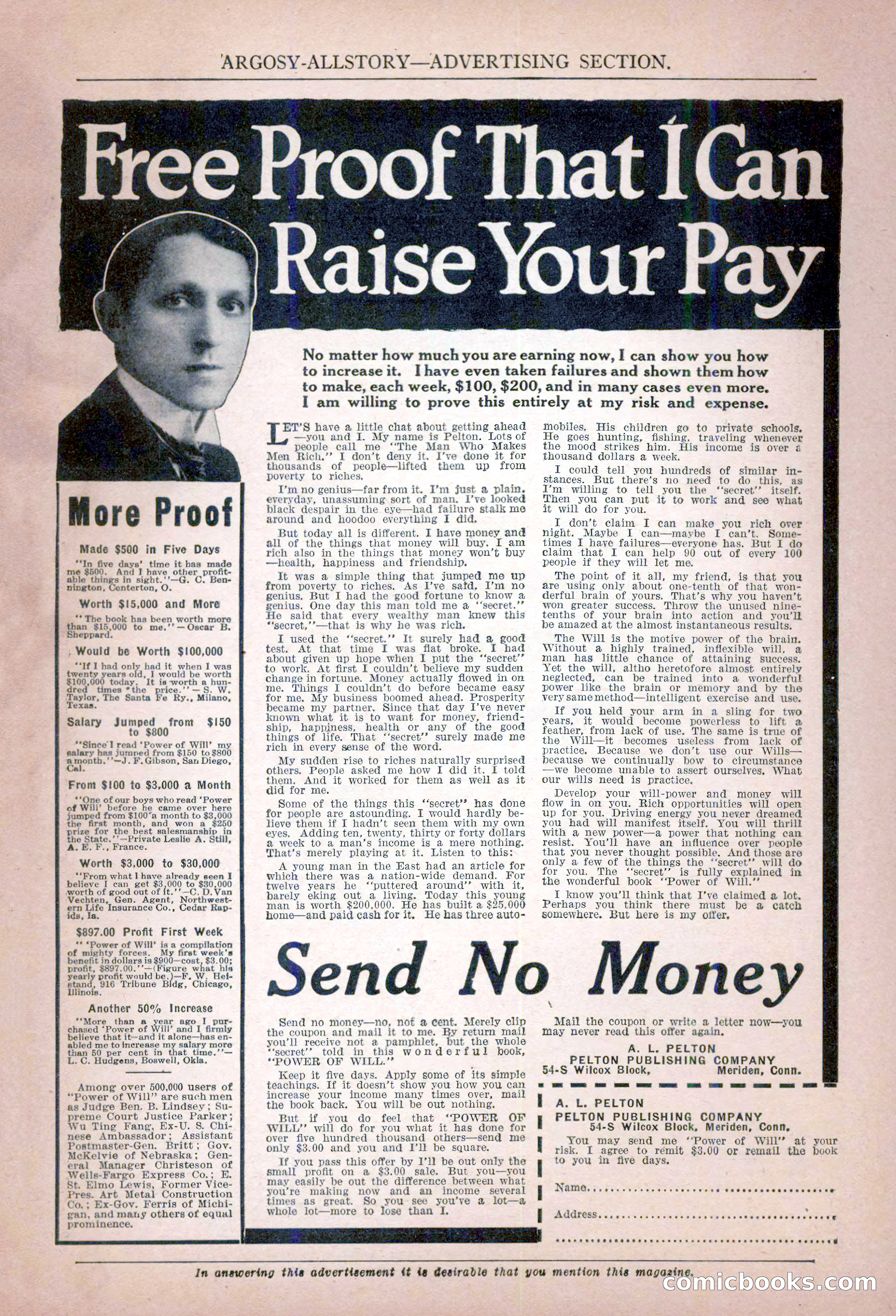 Argosy All-Story Weekly, October 22, 1921 — page 5 of 156