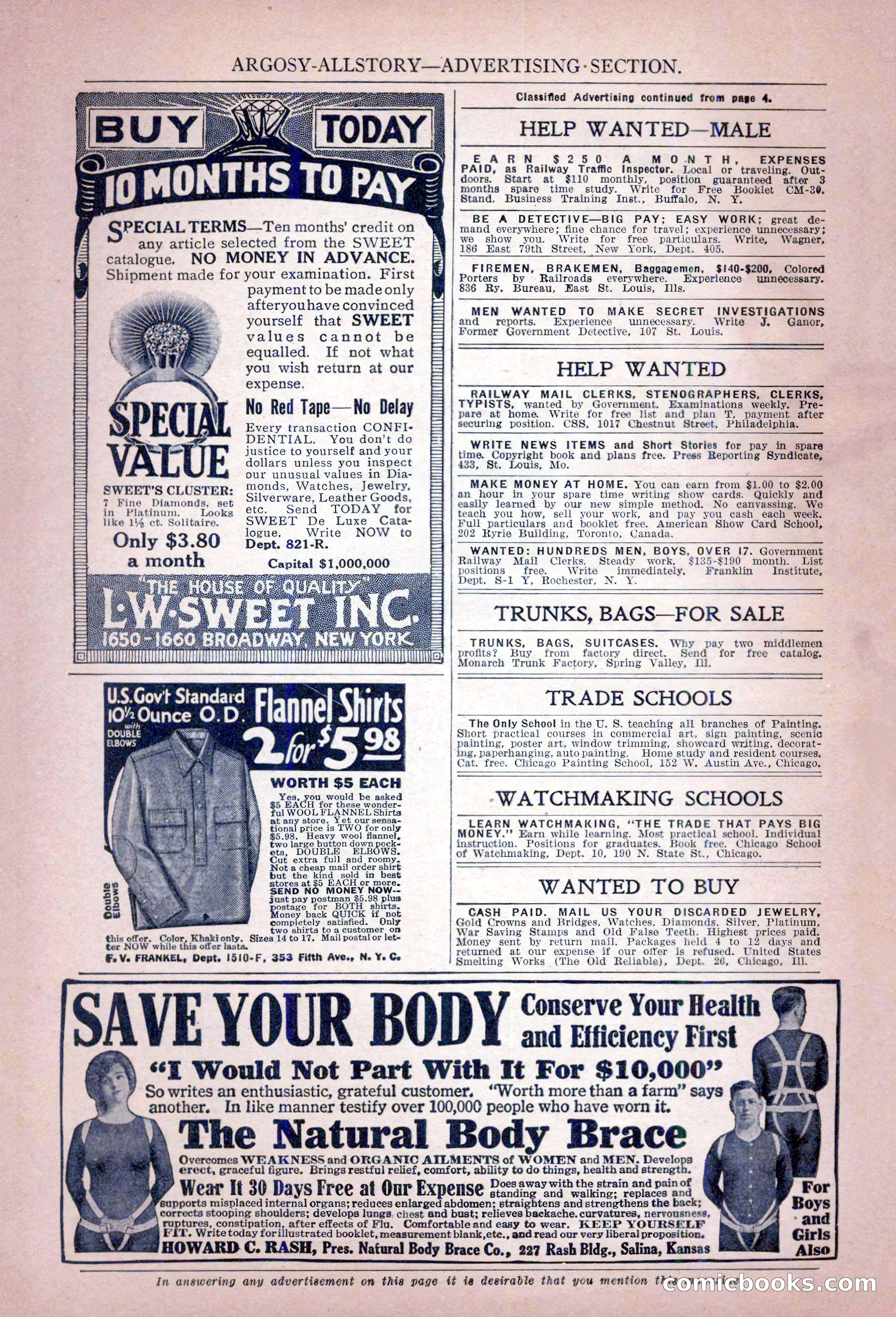 Argosy All-Story Weekly, October 22, 1921 — page 8 of 156