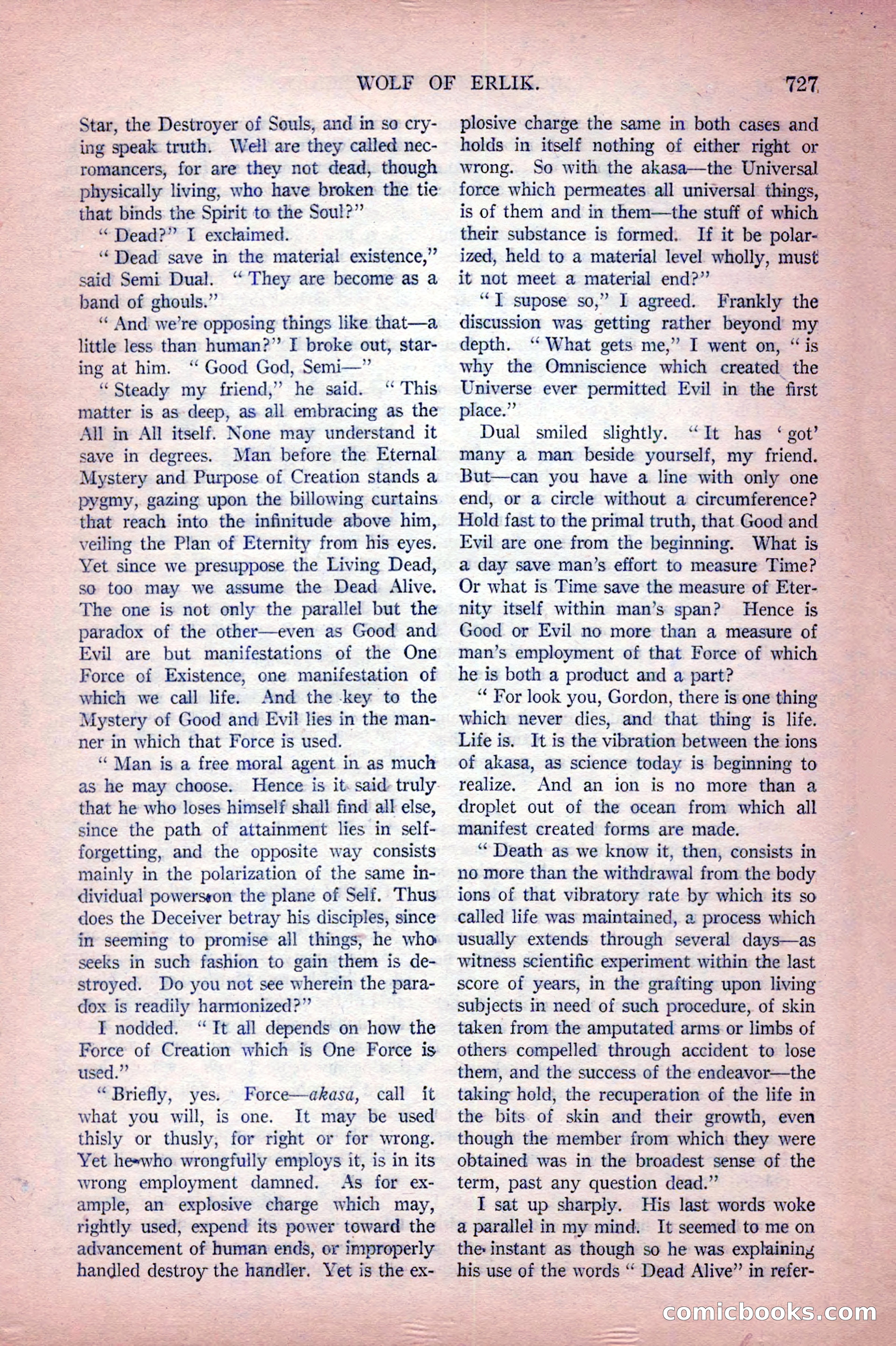 Argosy All-Story Weekly, October 22, 1921 — page 17 of 156