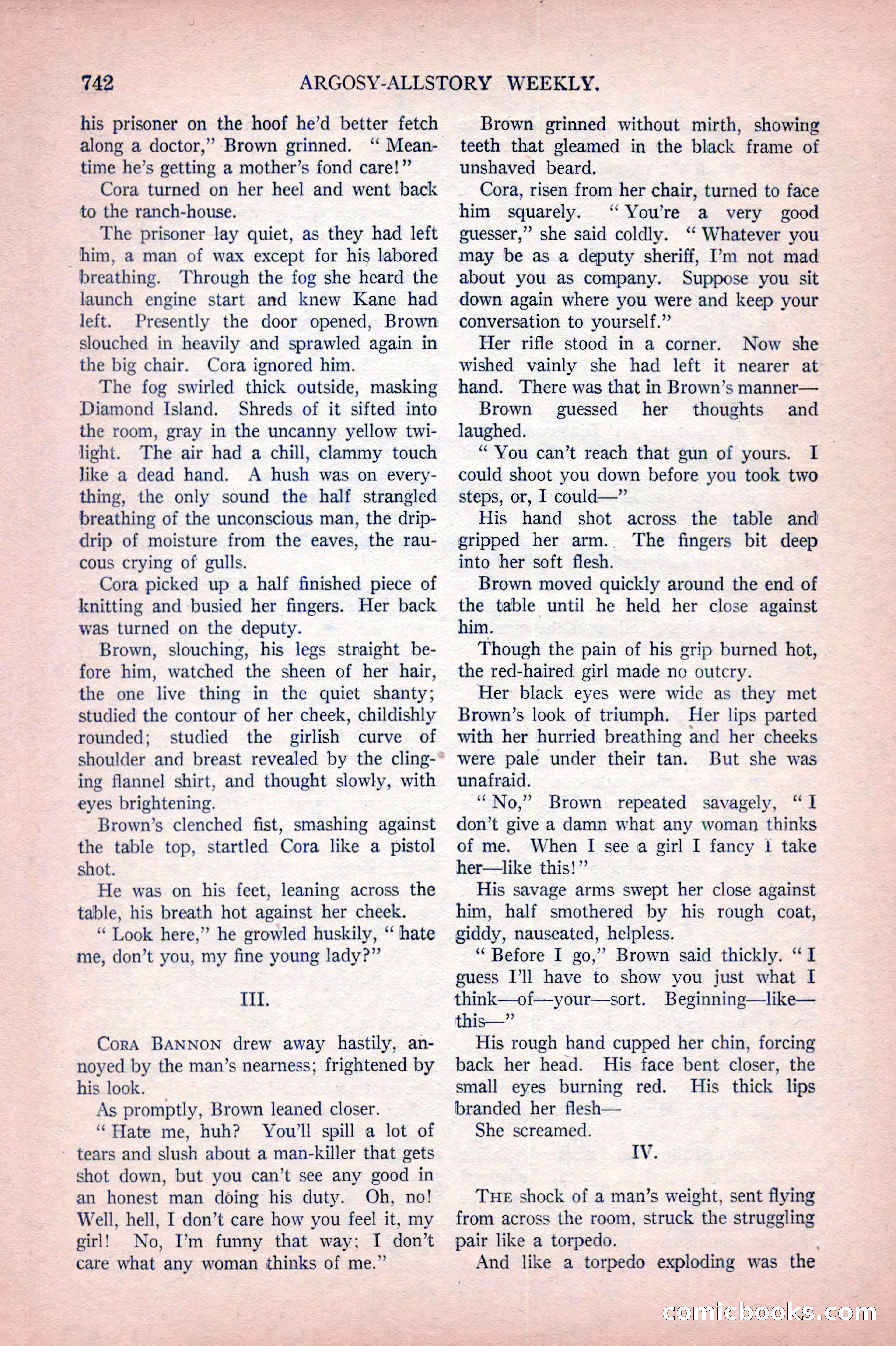 Argosy All-Story Weekly, October 22, 1921 — page 32 of 156