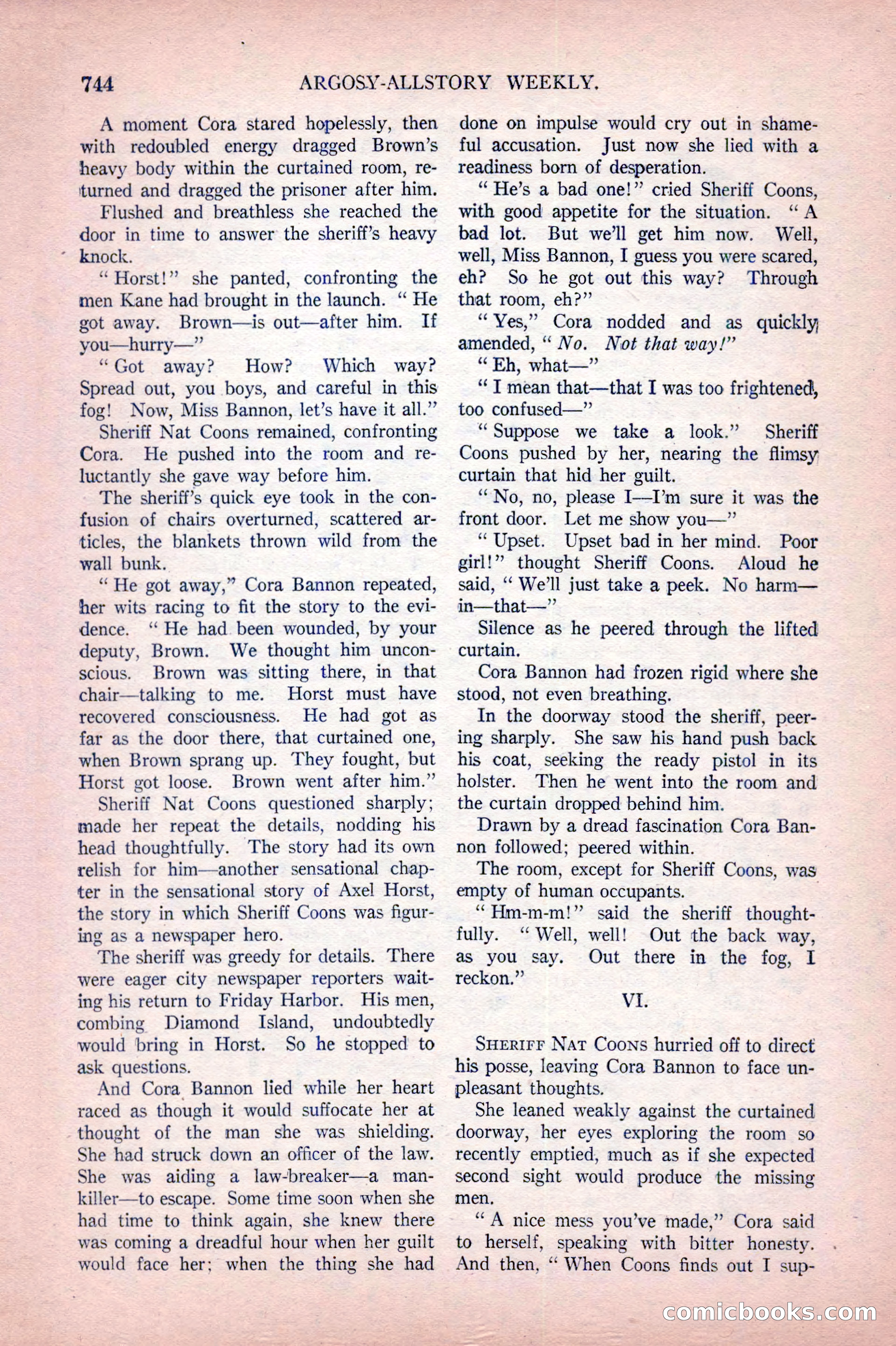 Argosy All-Story Weekly, October 22, 1921 — page 34 of 156