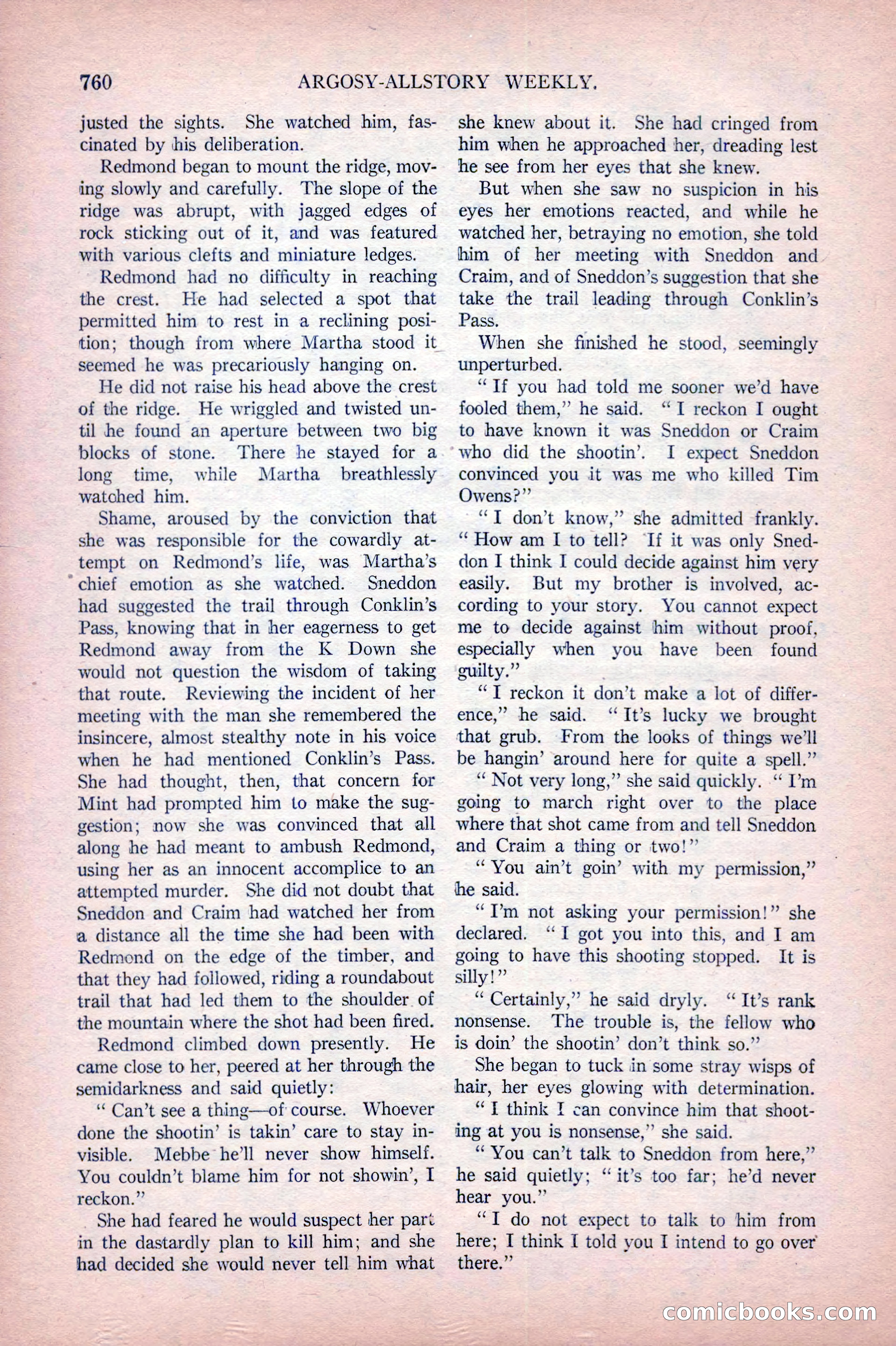 Argosy All-Story Weekly, October 22, 1921 — page 50 of 156