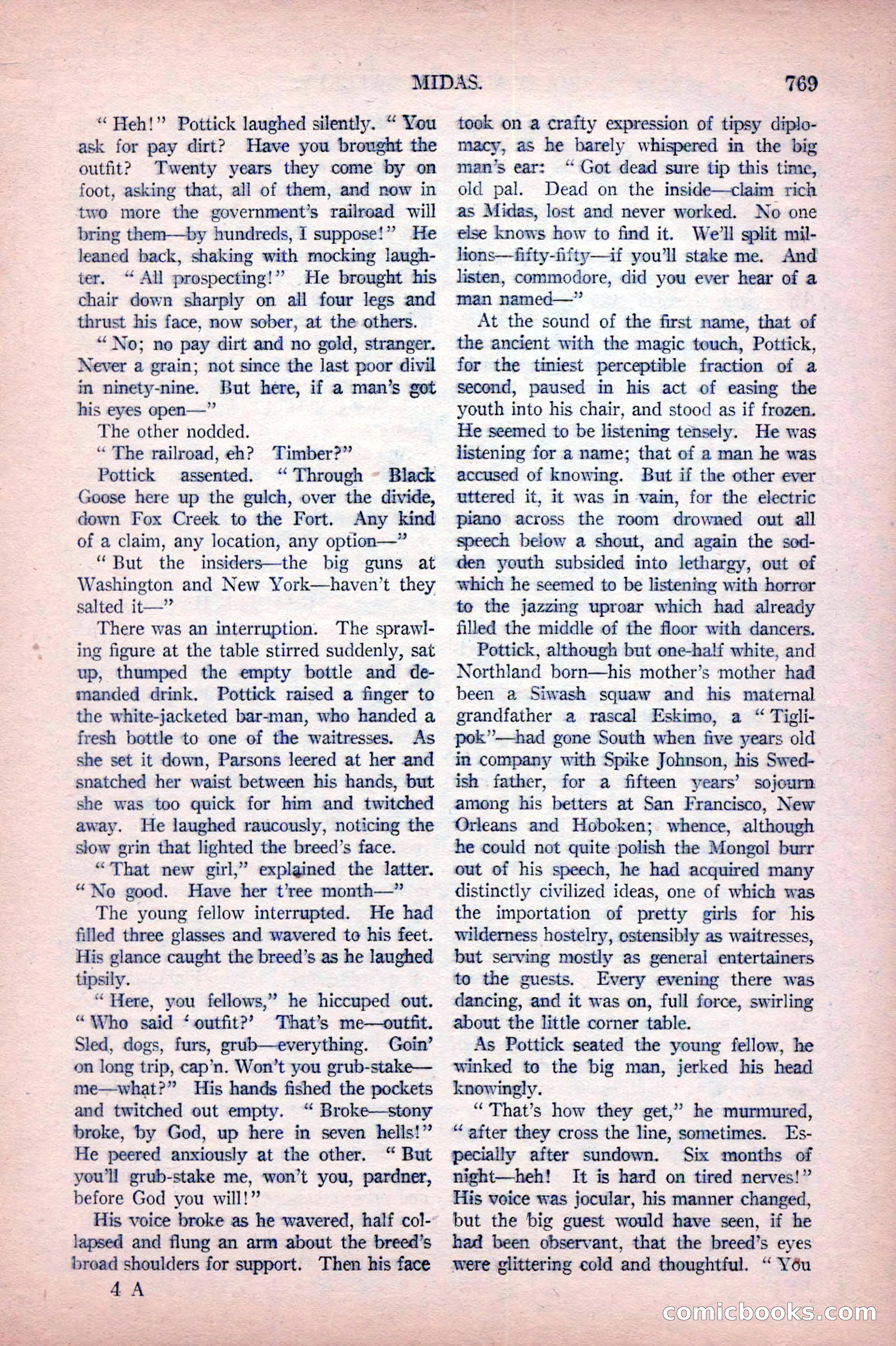 Argosy All-Story Weekly, October 22, 1921 — page 59 of 156