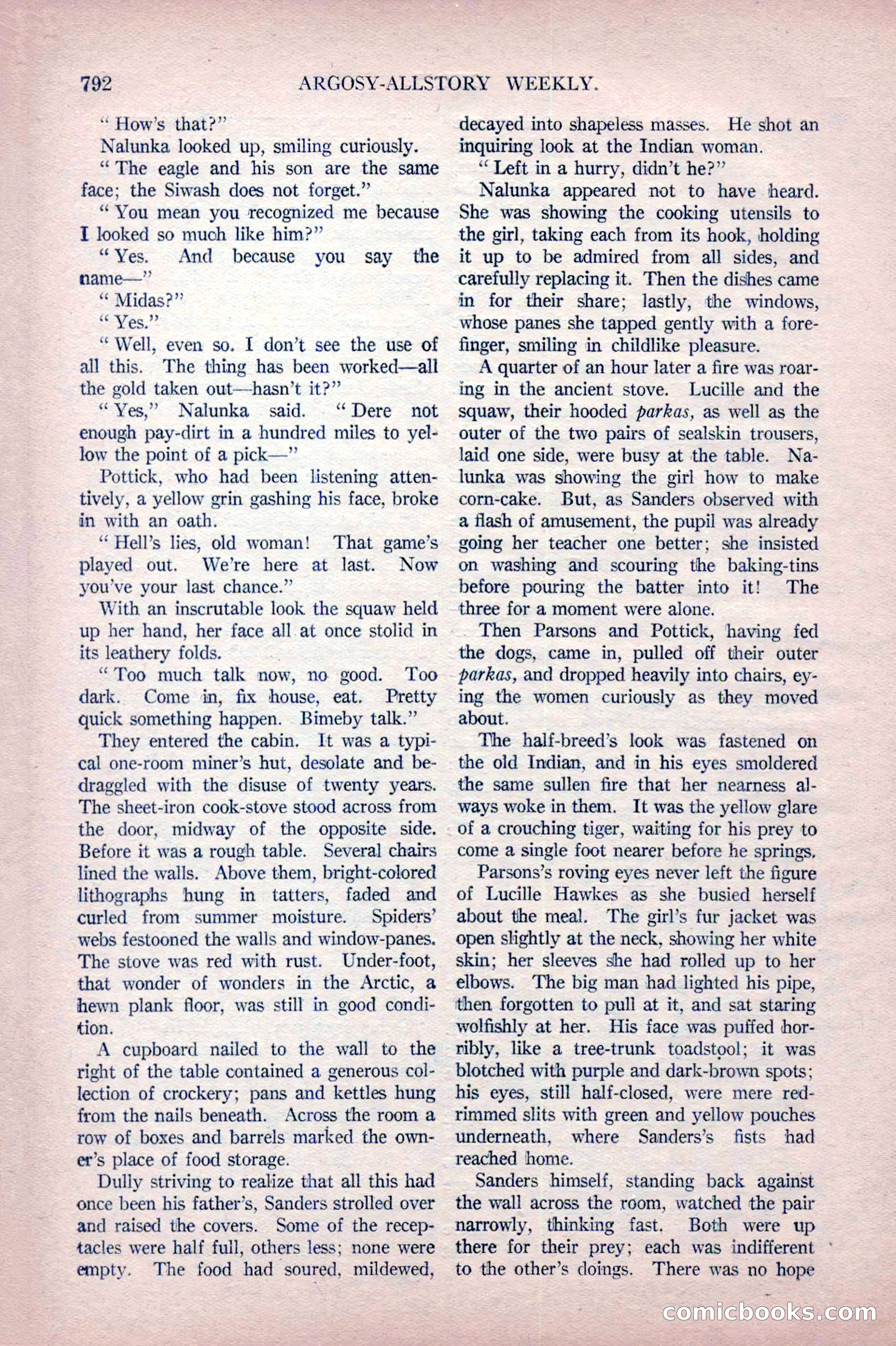Argosy All-Story Weekly, October 22, 1921 — page 82 of 156