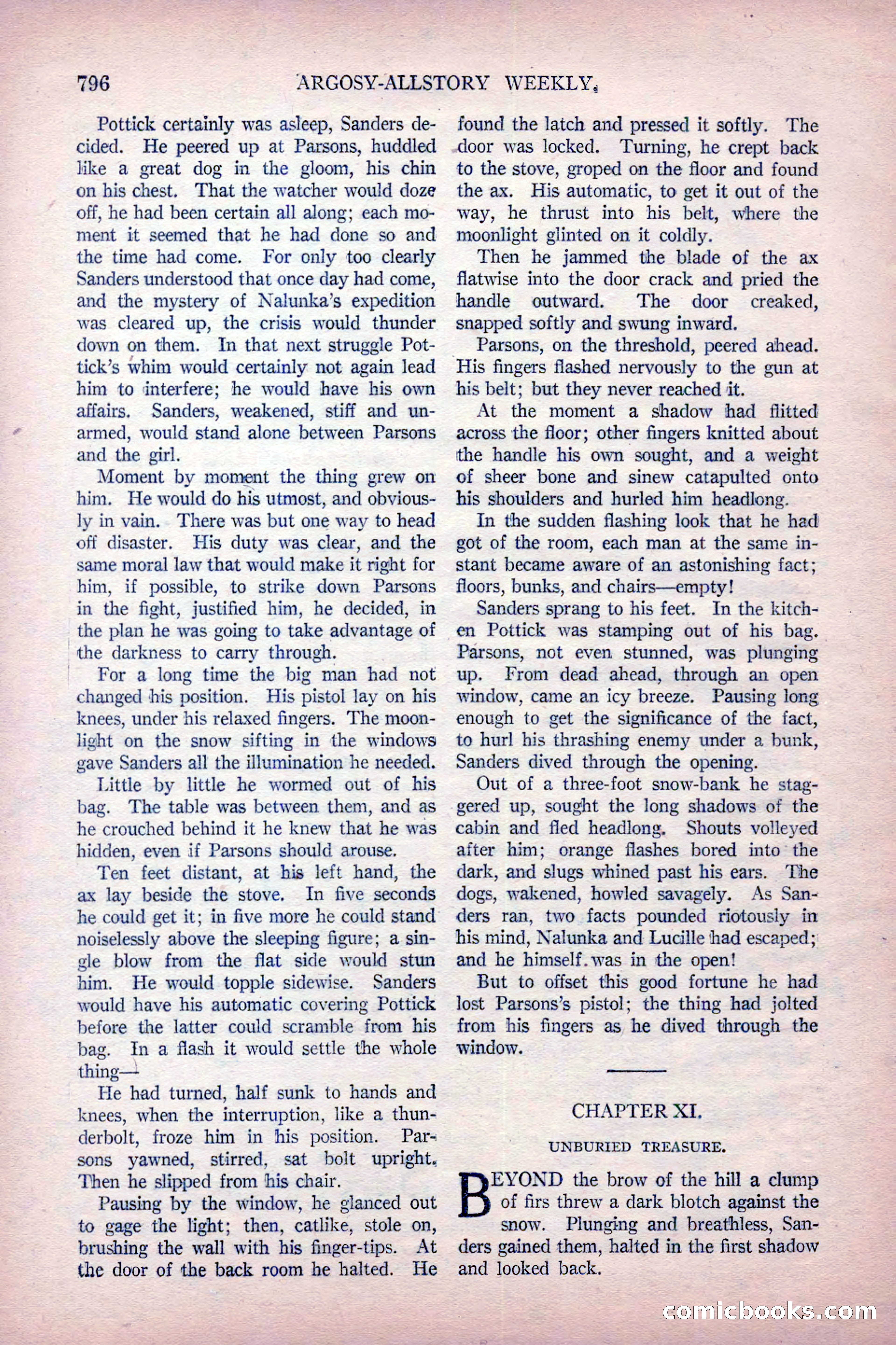 Argosy All-Story Weekly, October 22, 1921 — page 86 of 156