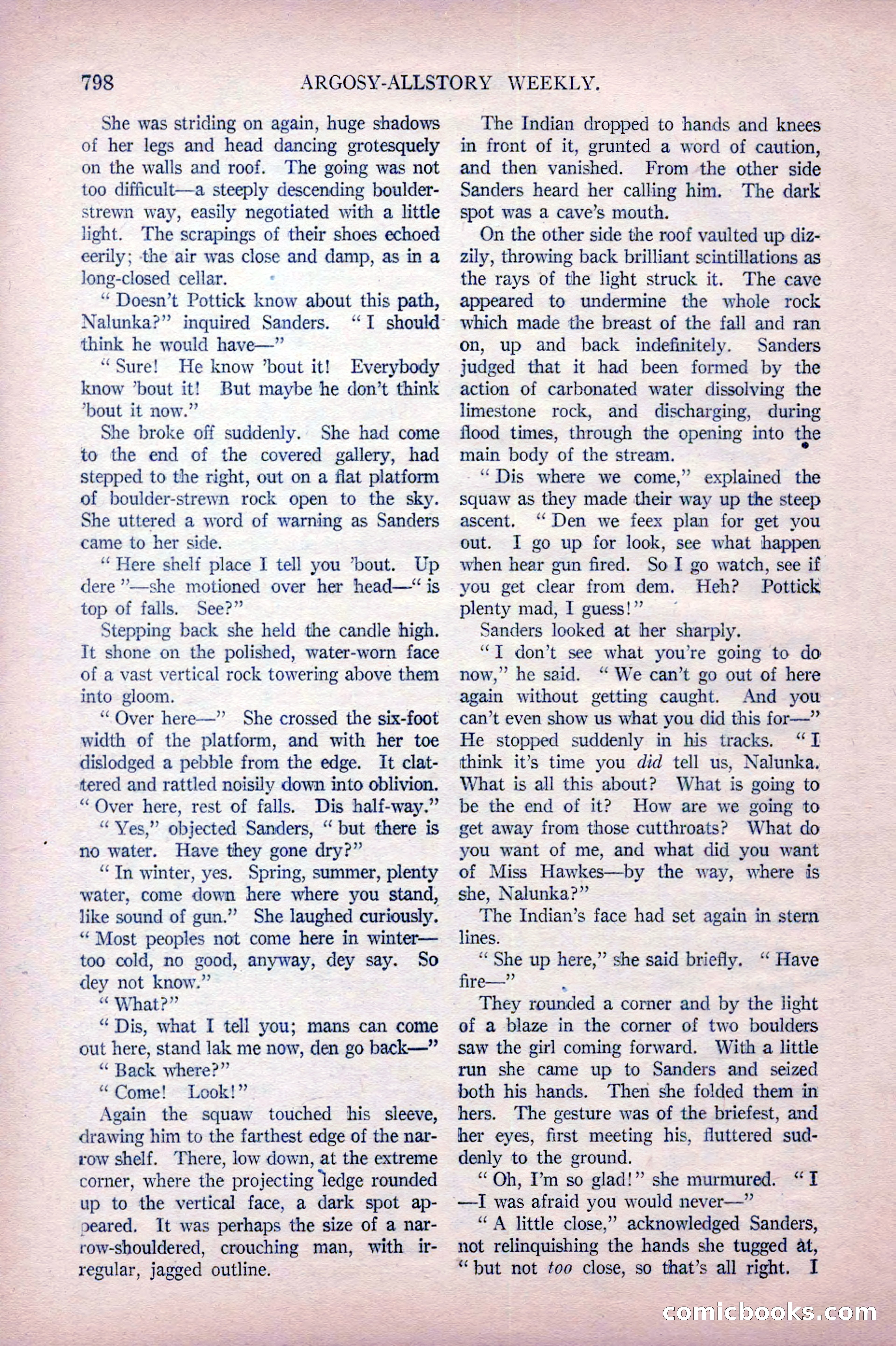 Argosy All-Story Weekly, October 22, 1921 — page 88 of 156