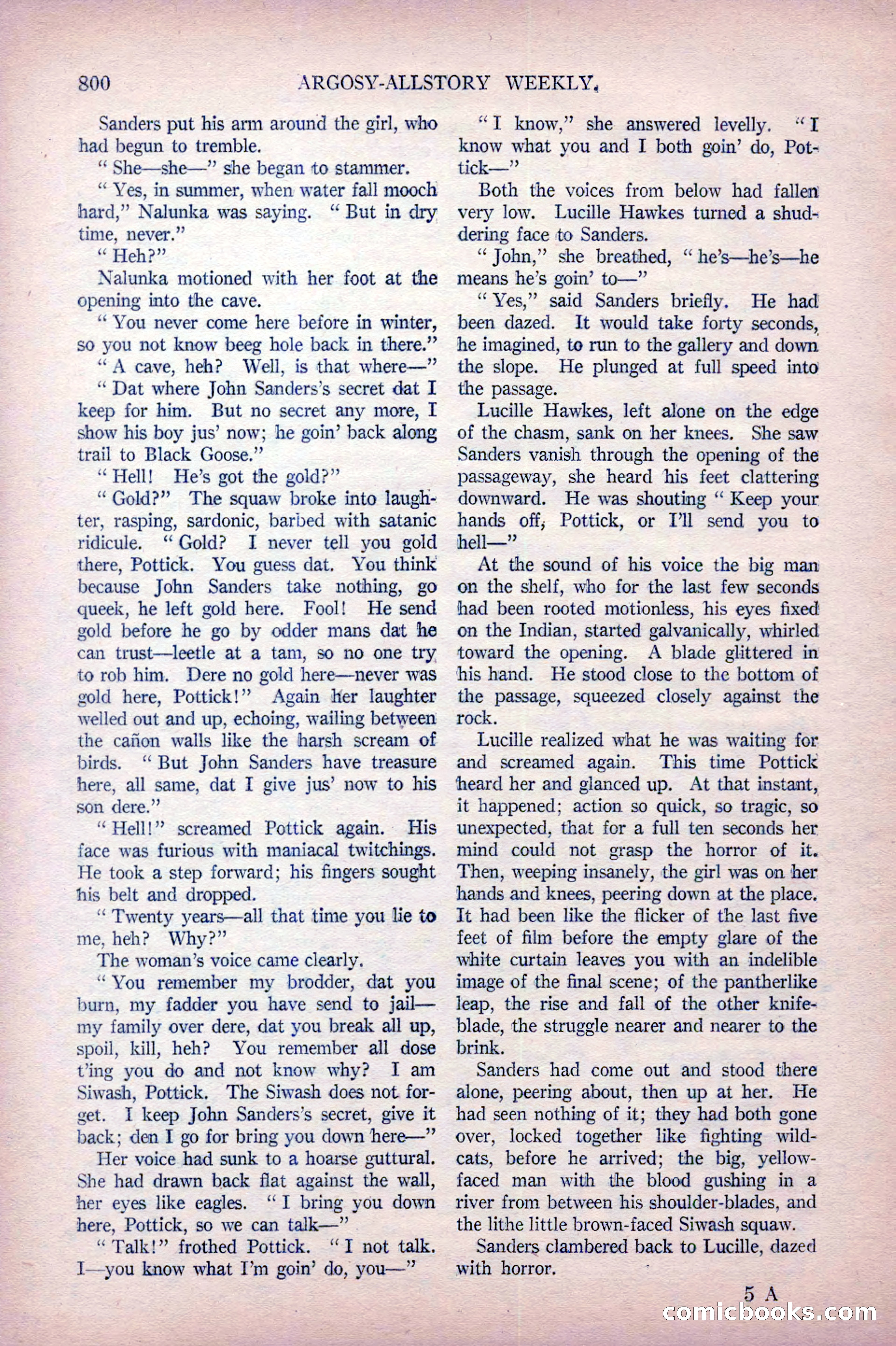 Argosy All-Story Weekly, October 22, 1921 — page 90 of 156