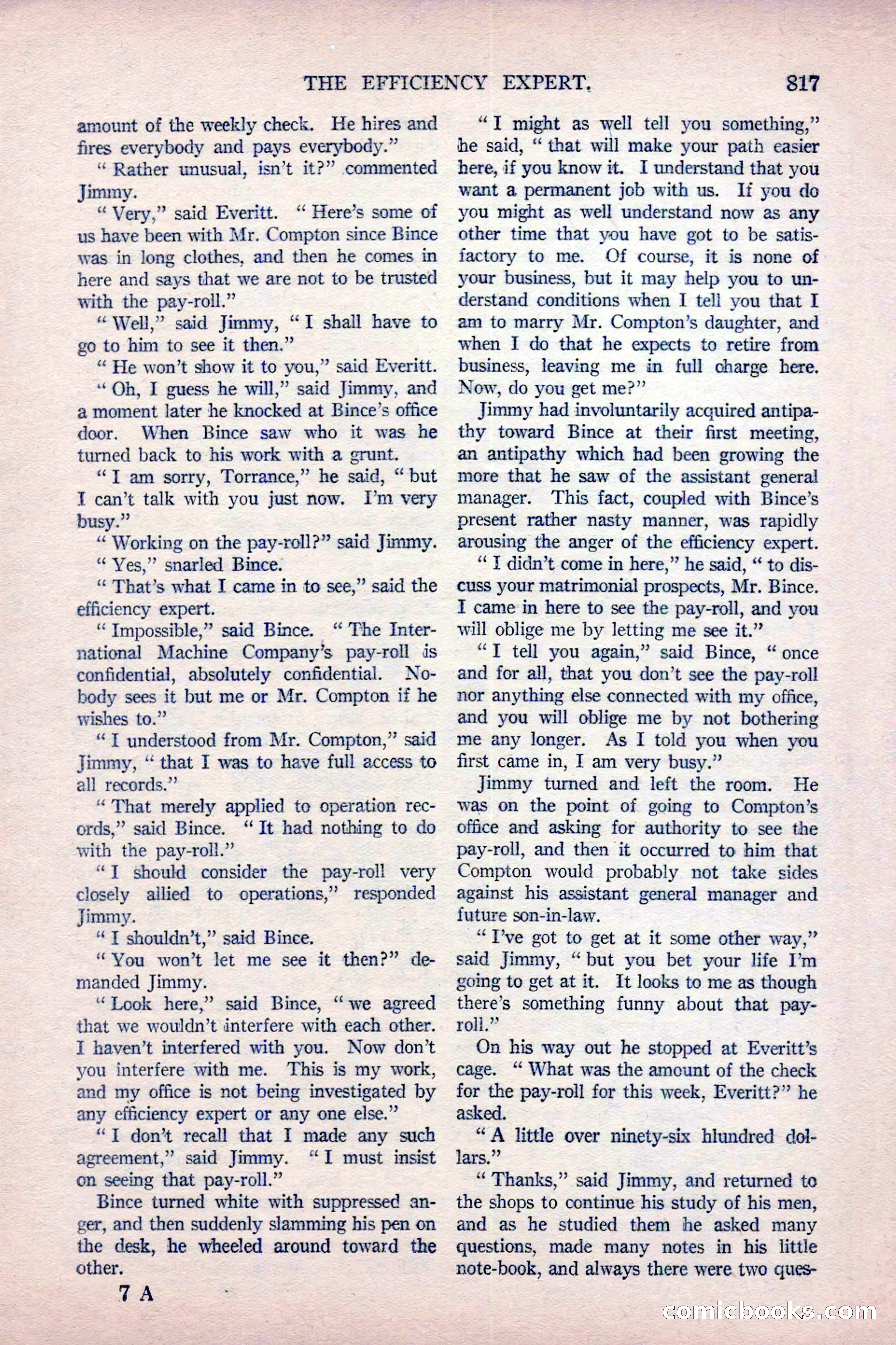 Argosy All-Story Weekly, October 22, 1921 — page 107 of 156