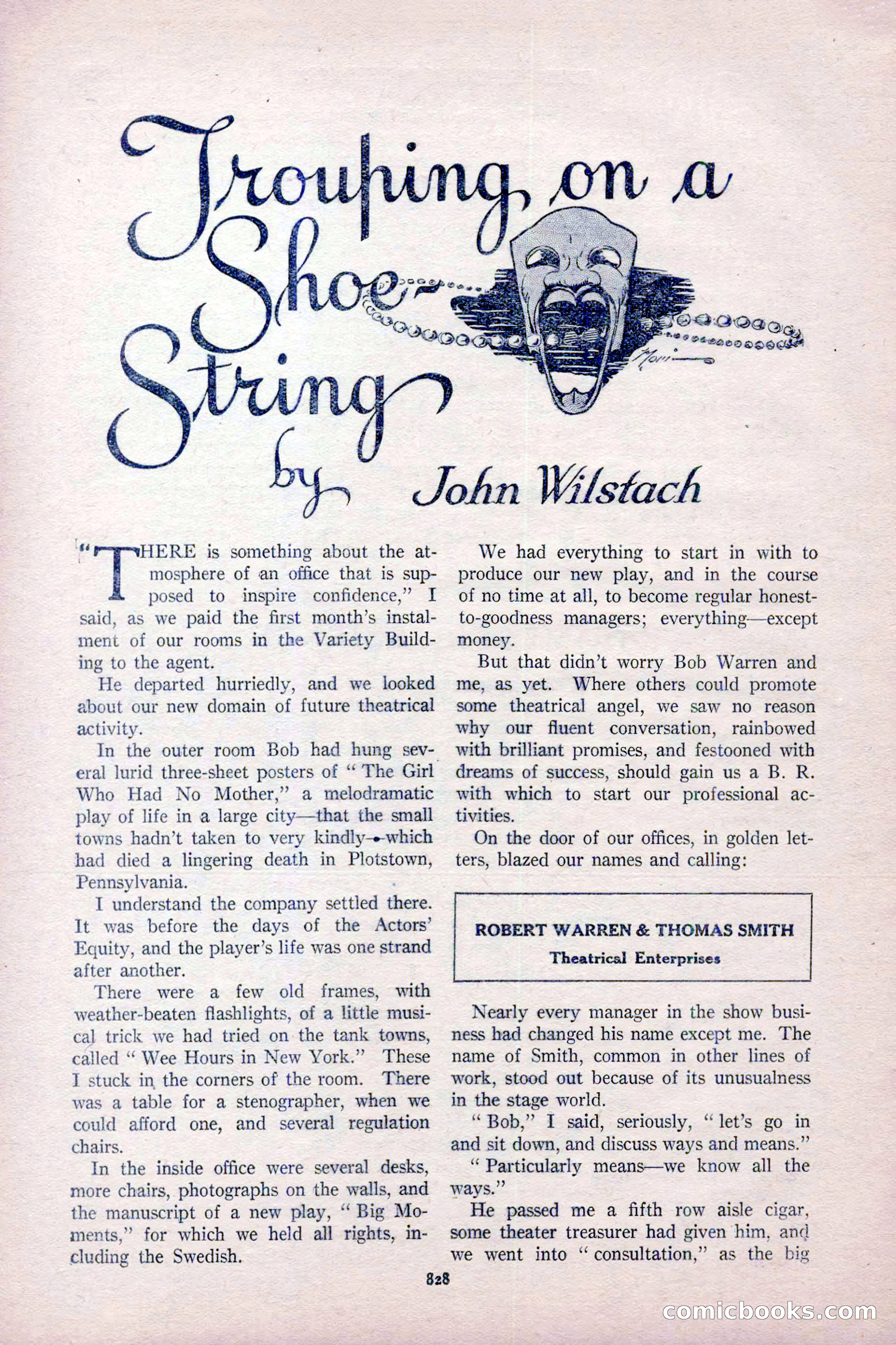 Argosy All-Story Weekly, October 22, 1921 — page 118 of 156