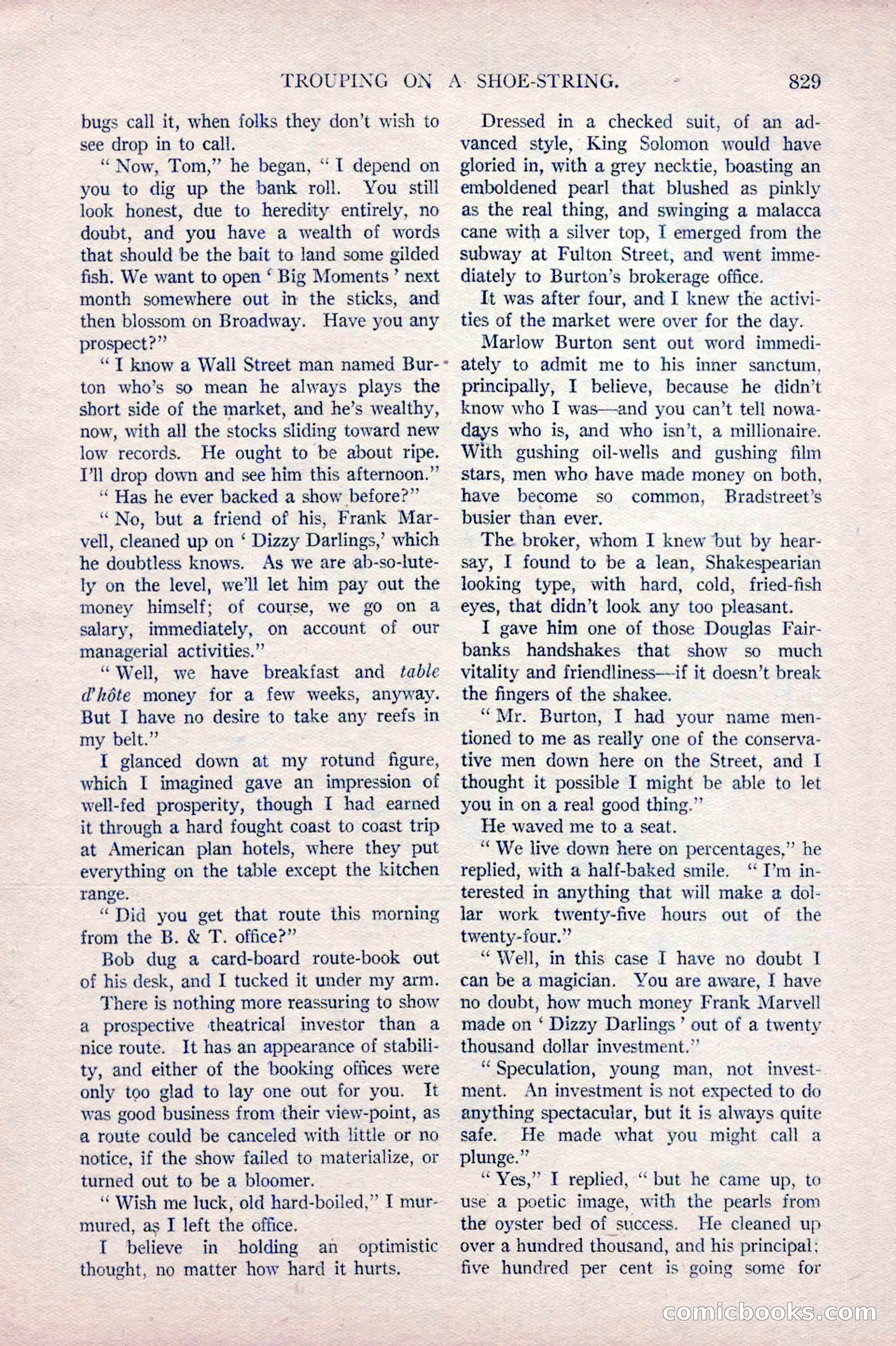 Argosy All-Story Weekly, October 22, 1921 — page 119 of 156