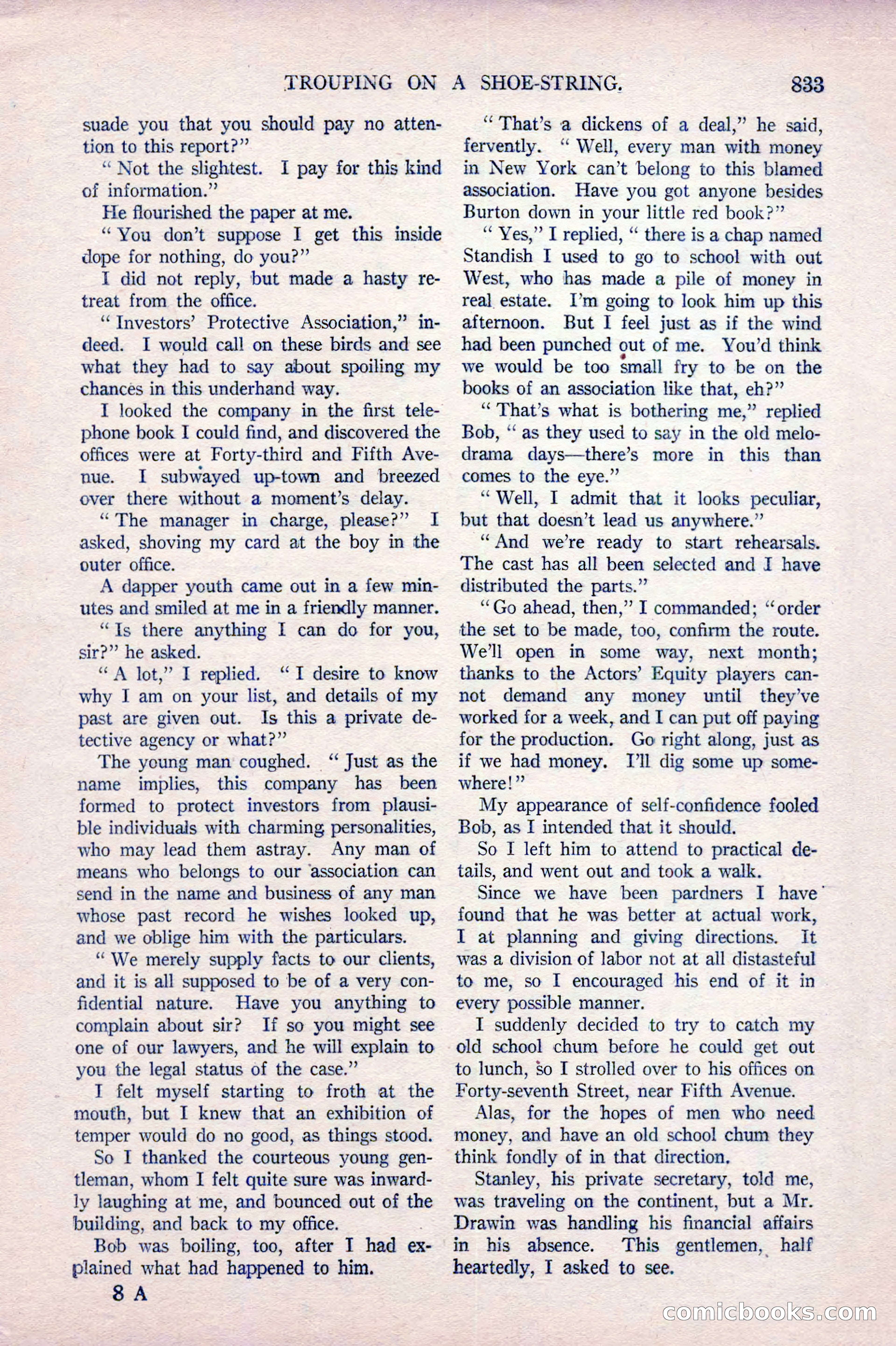 Argosy All-Story Weekly, October 22, 1921 — page 123 of 156