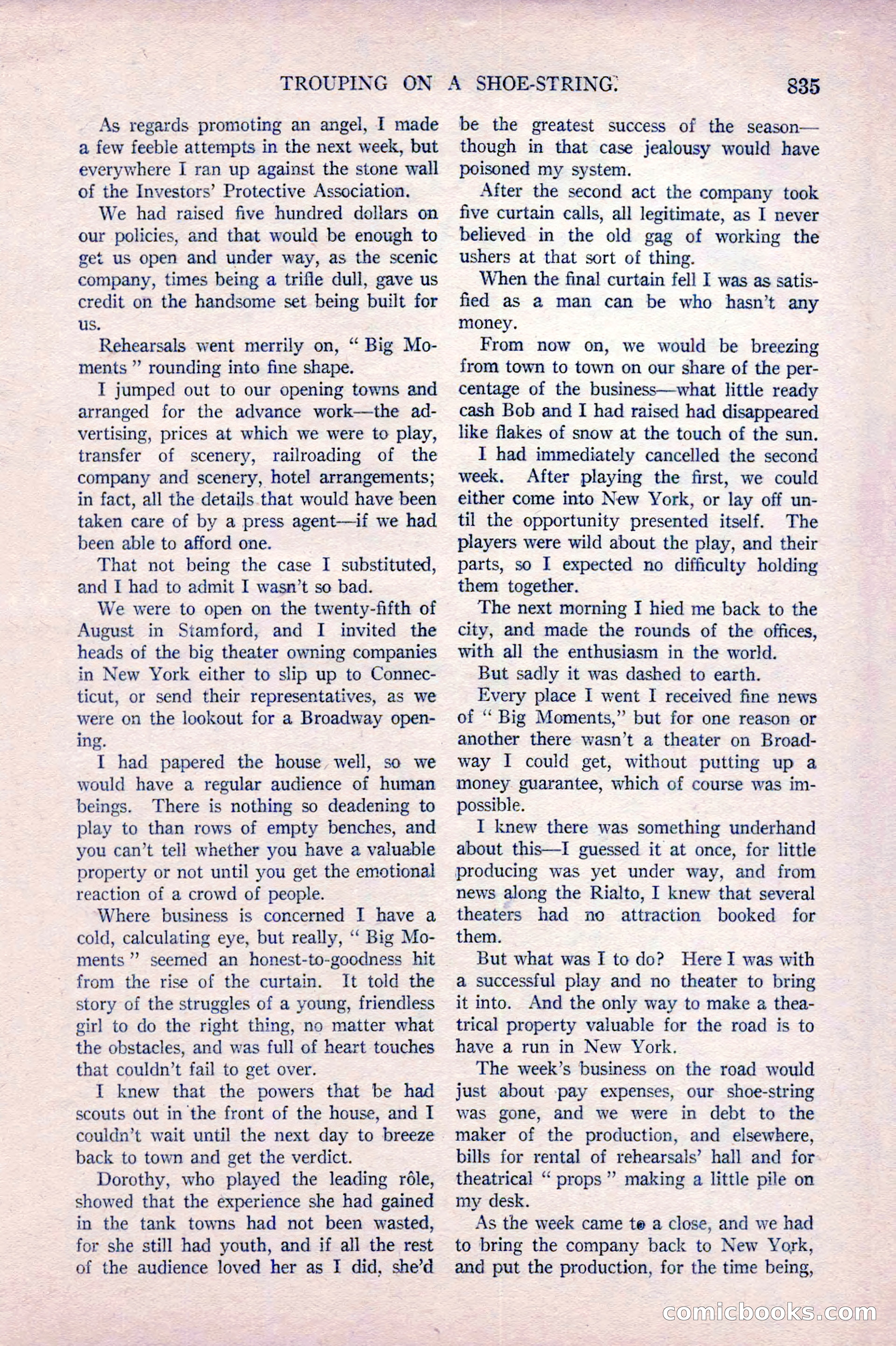 Argosy All-Story Weekly, October 22, 1921 — page 125 of 156