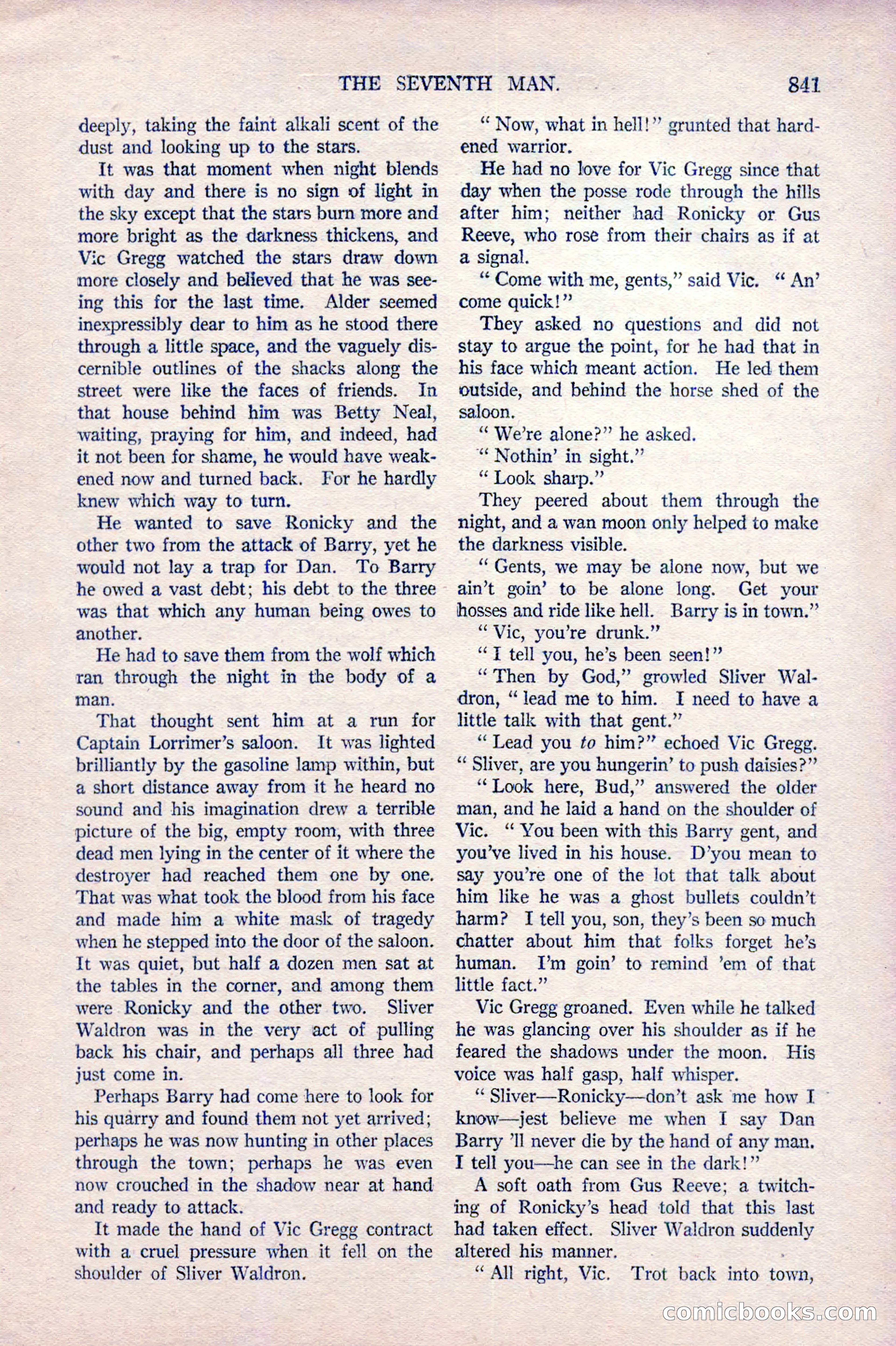 Argosy All-Story Weekly, October 22, 1921 — page 131 of 156