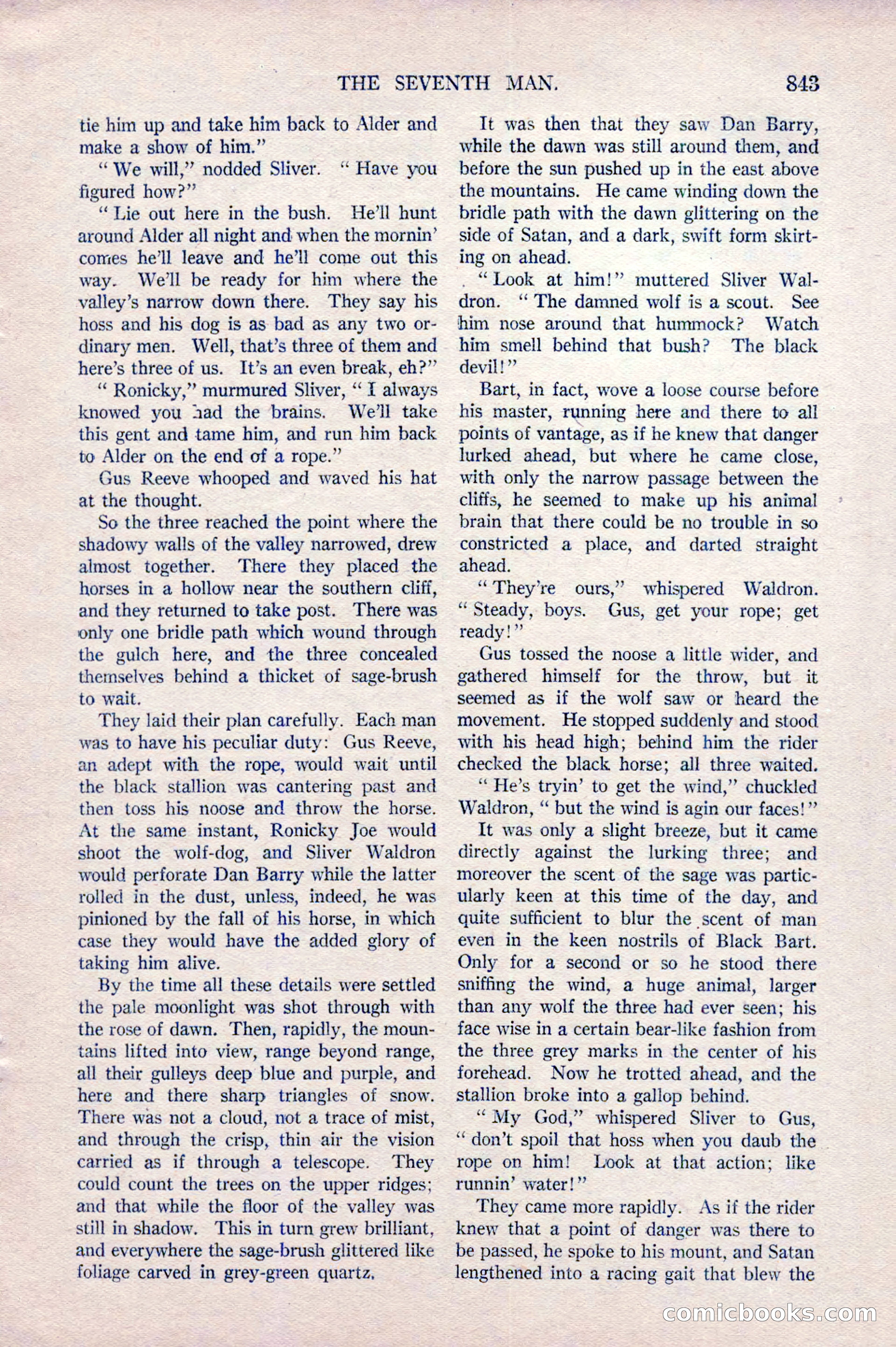 Argosy All-Story Weekly, October 22, 1921 — page 133 of 156