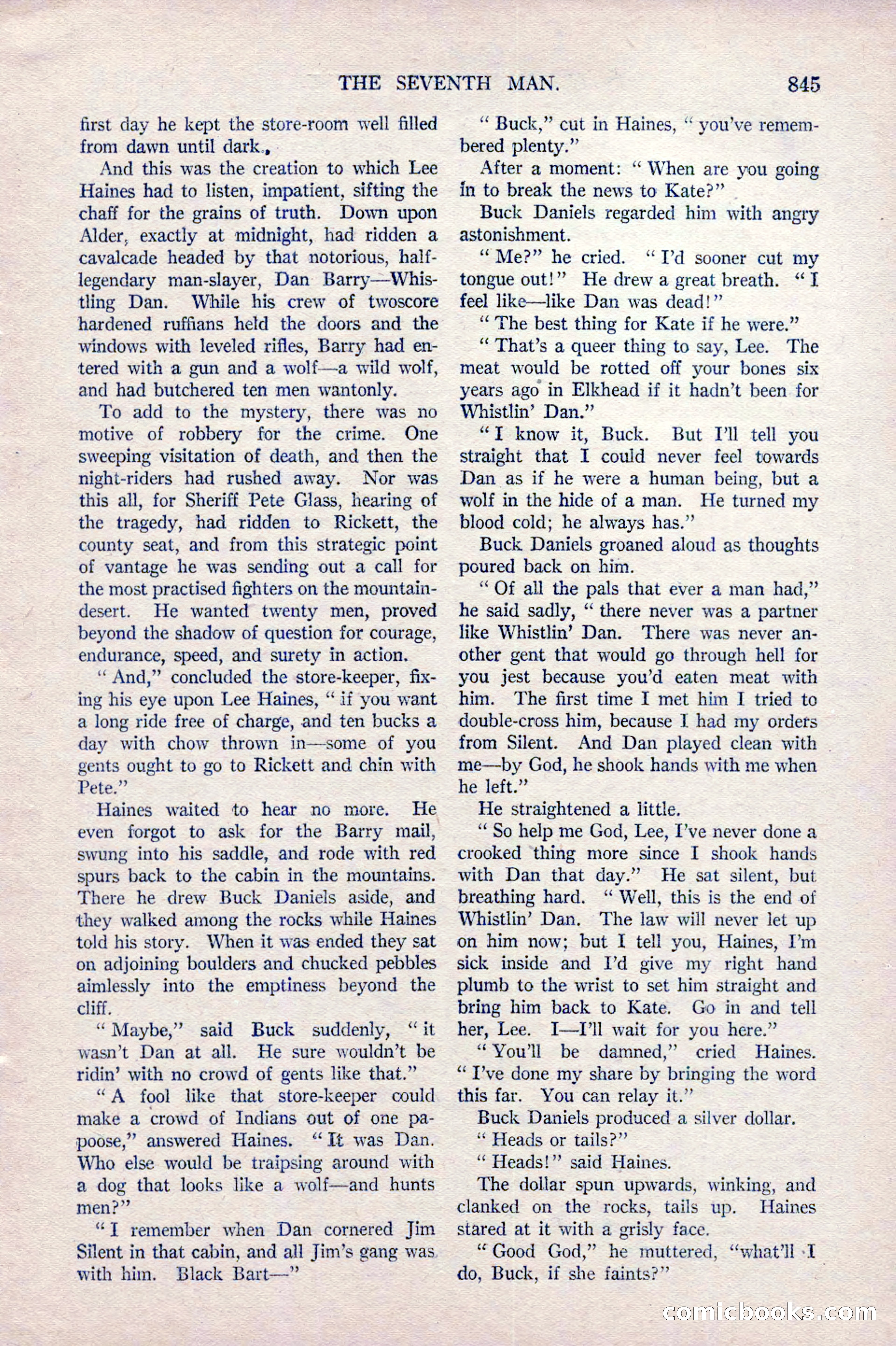 Argosy All-Story Weekly, October 22, 1921 — page 135 of 156