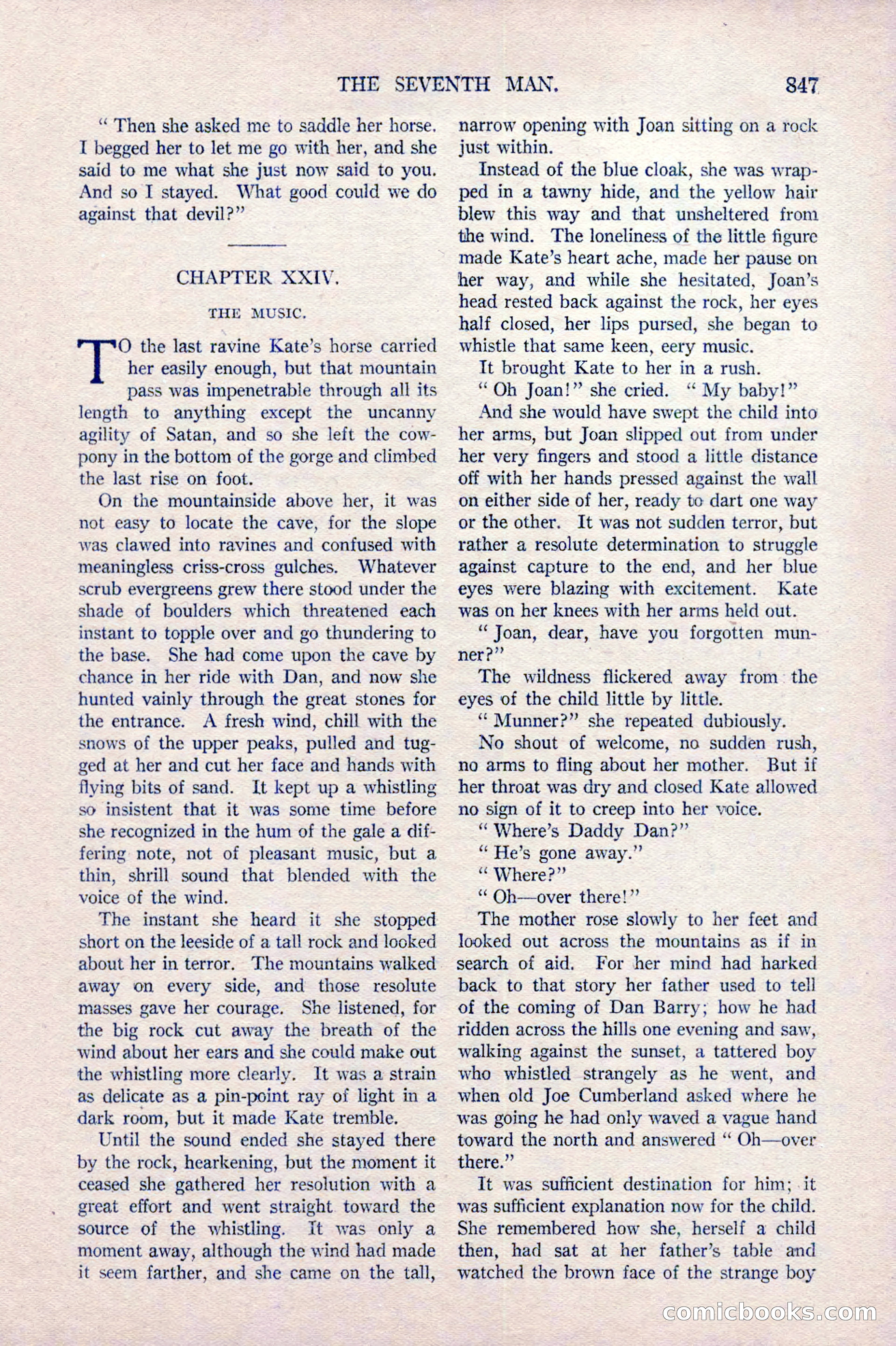 Argosy All-Story Weekly, October 22, 1921 — page 137 of 156