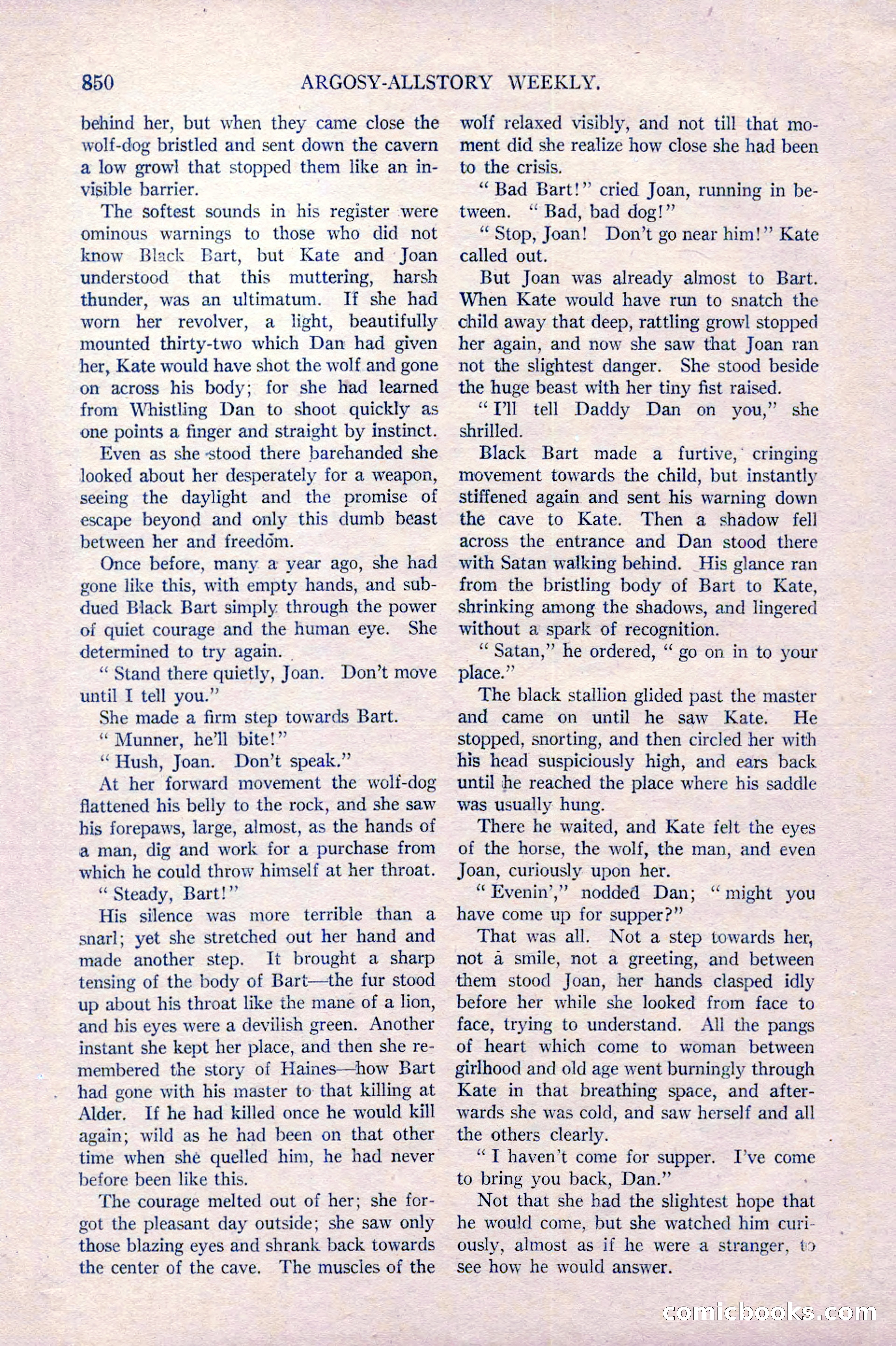 Argosy All-Story Weekly, October 22, 1921 — page 140 of 156