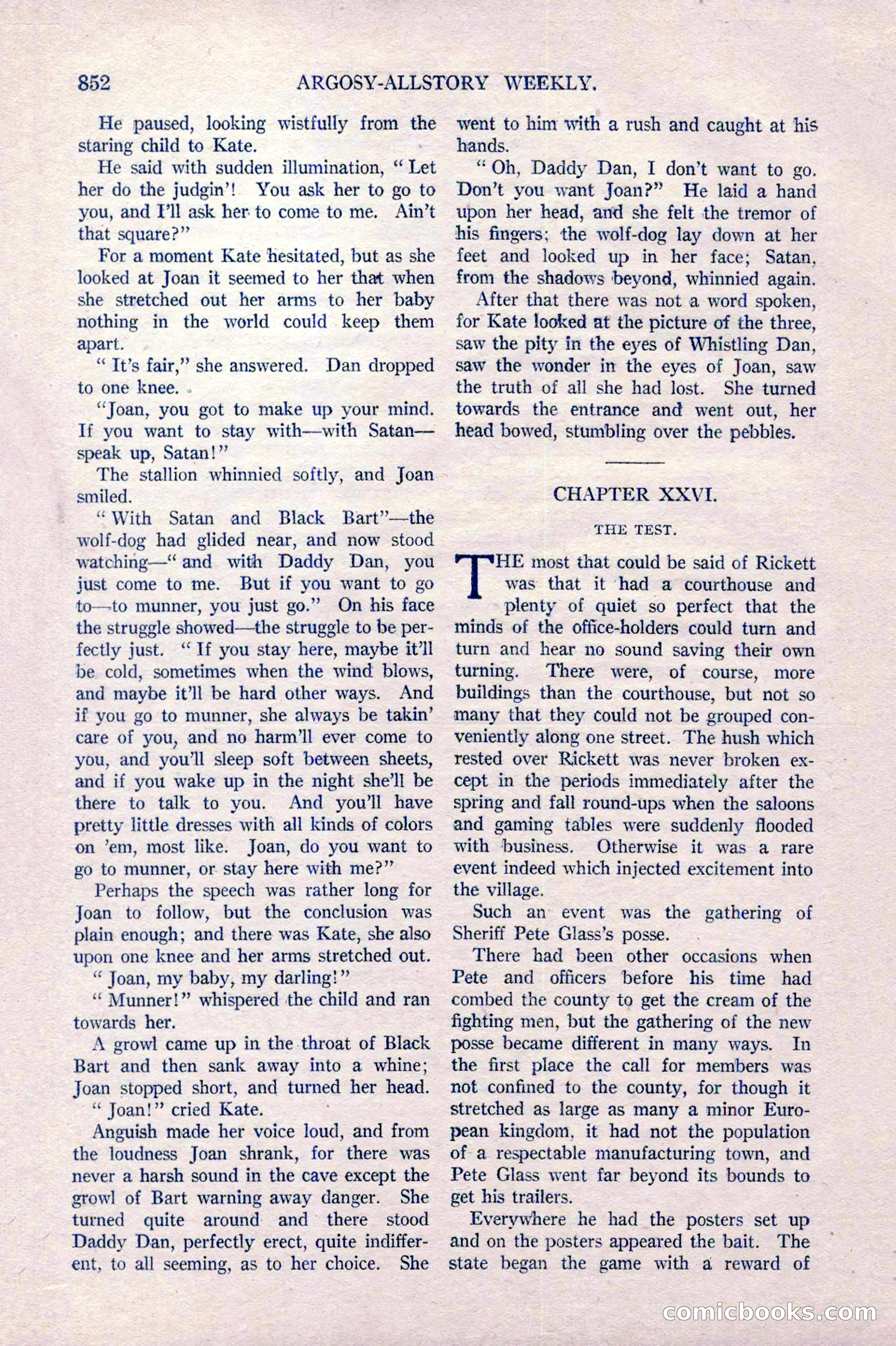 Argosy All-Story Weekly, October 22, 1921 — page 142 of 156