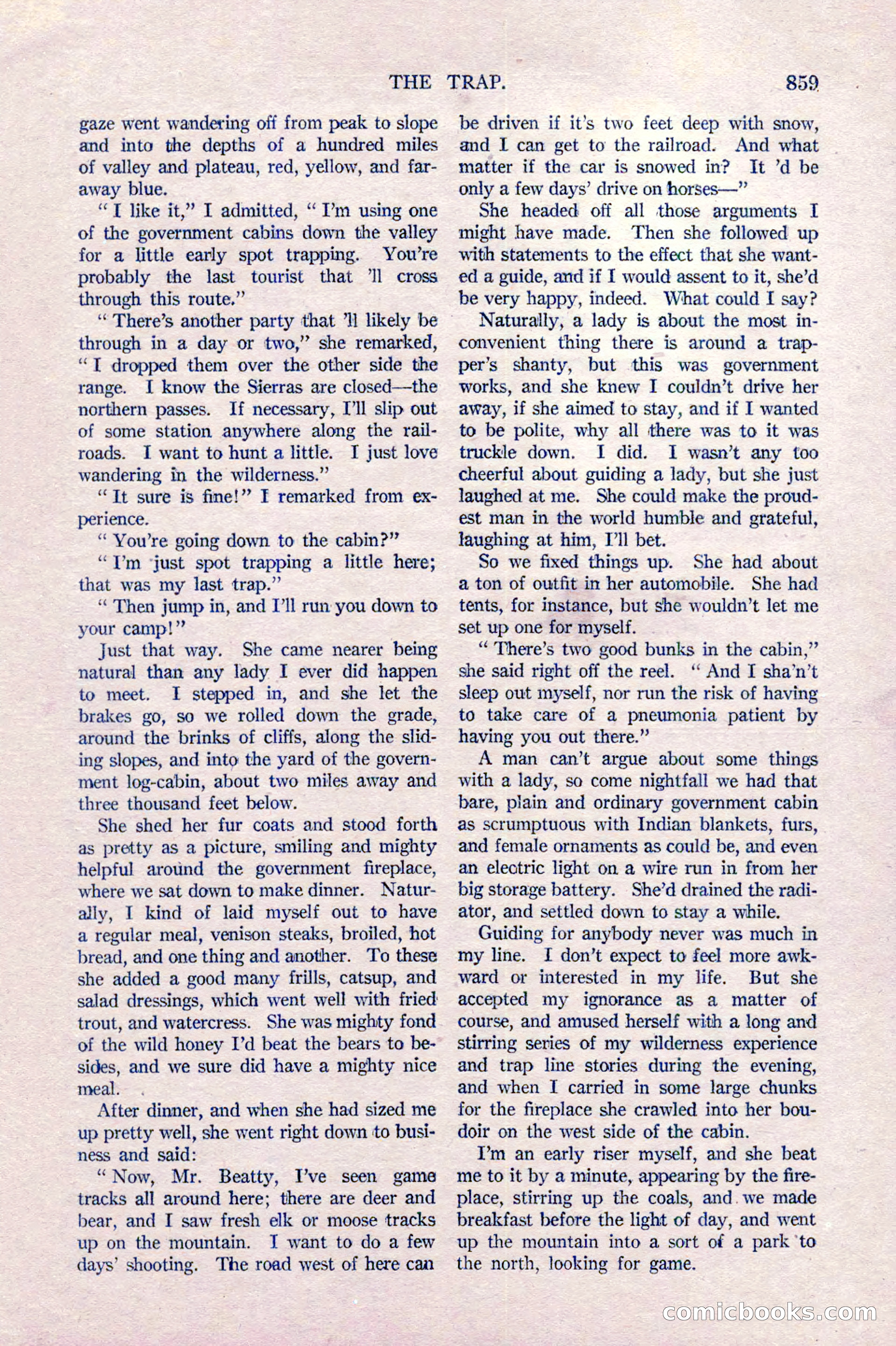 Argosy All-Story Weekly, October 22, 1921 — page 149 of 156