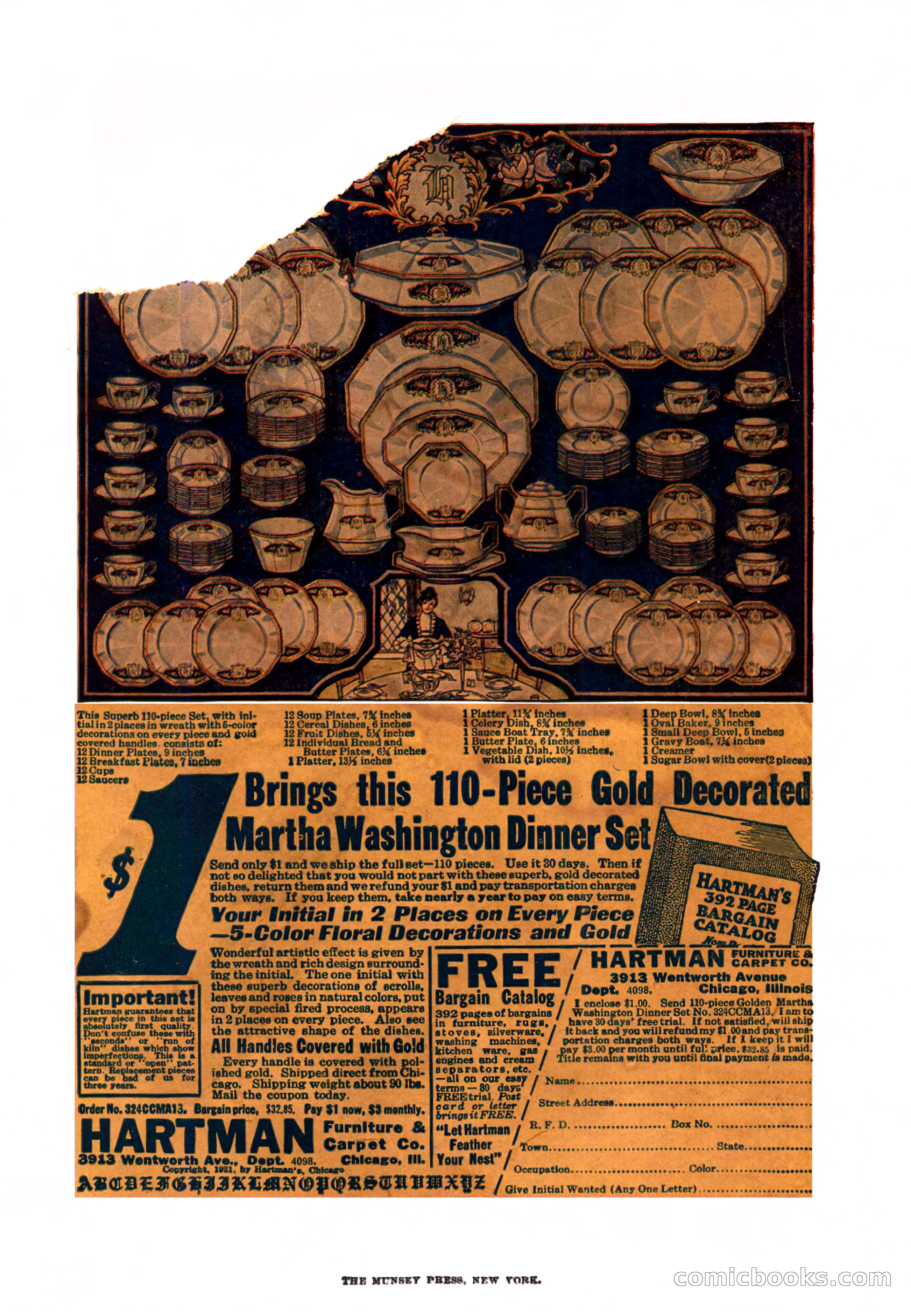 Argosy All-Story Weekly, October 22, 1921 — page 156 of 156