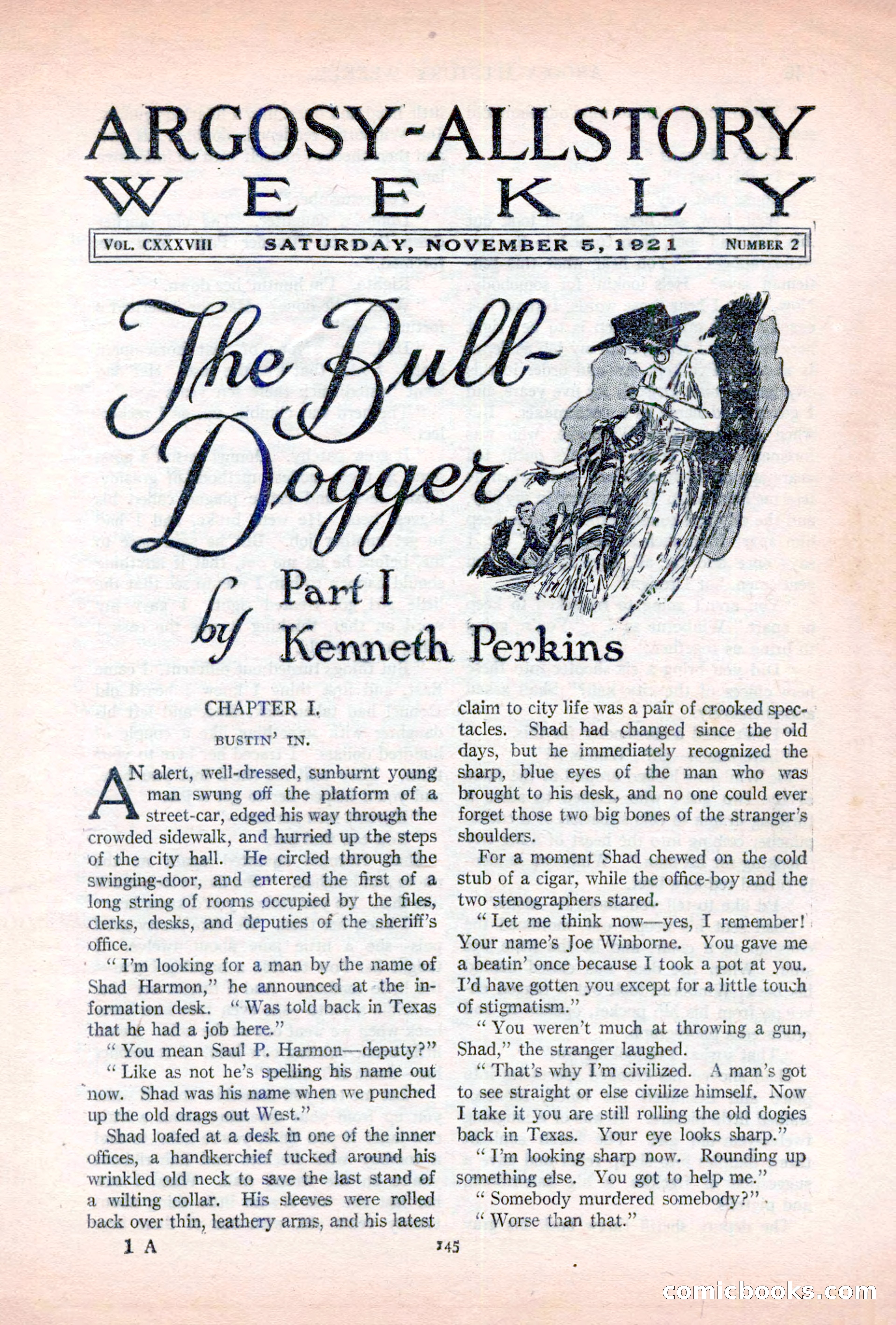 Argosy All-Story Weekly, November 5, 1921 — page 11 of 180