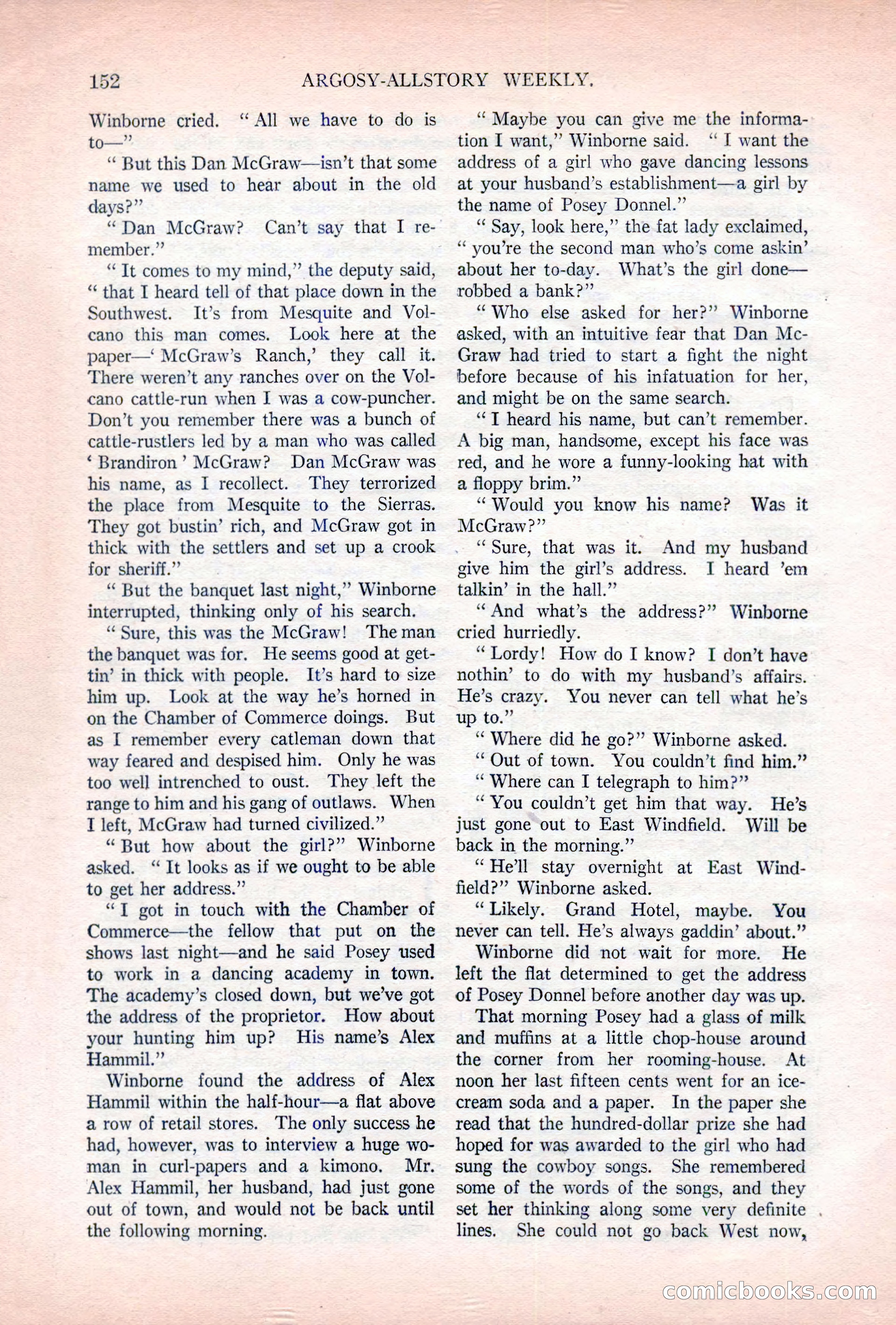 Argosy All-Story Weekly, November 5, 1921 — page 18 of 180
