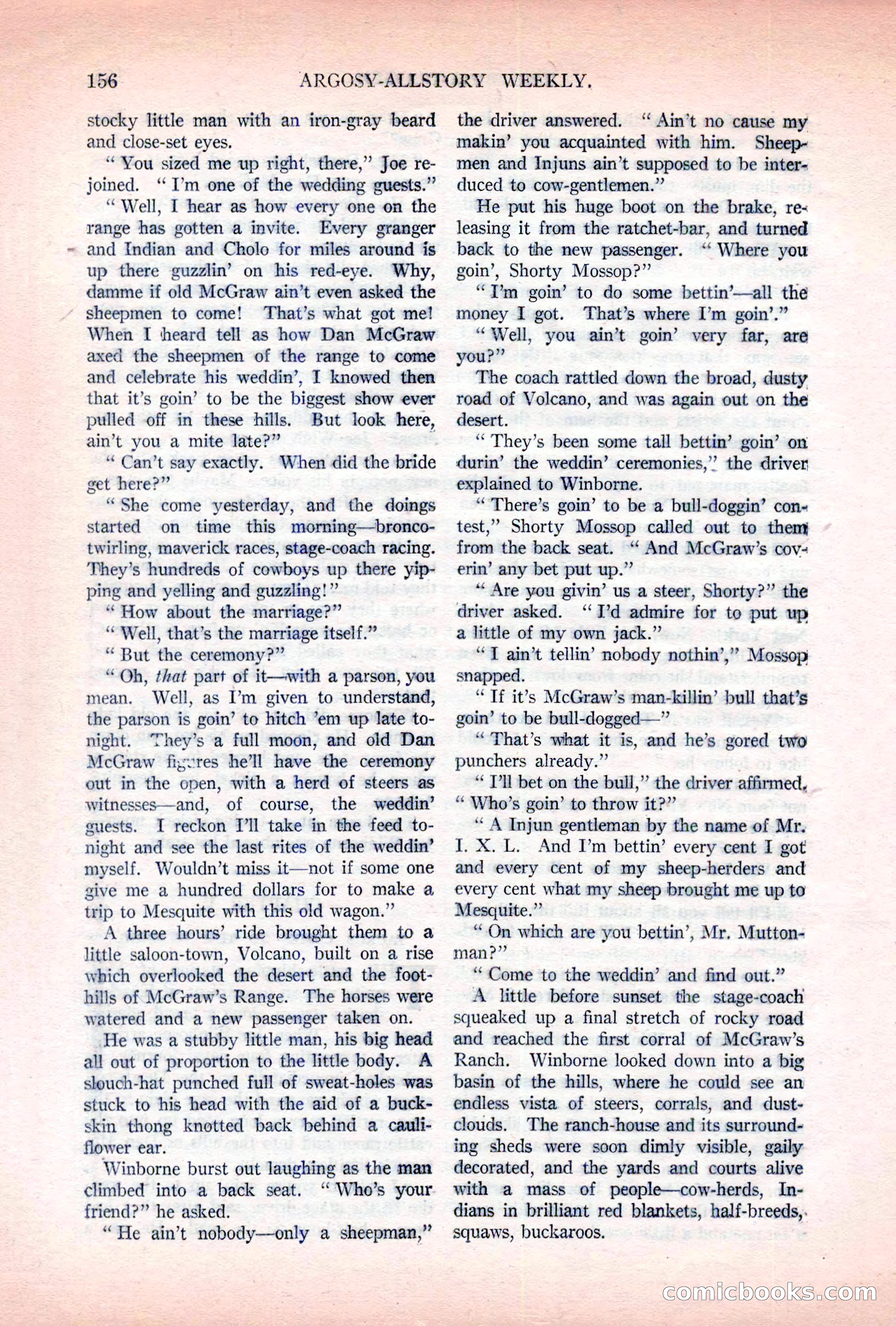 Argosy All-Story Weekly, November 5, 1921 — page 22 of 180