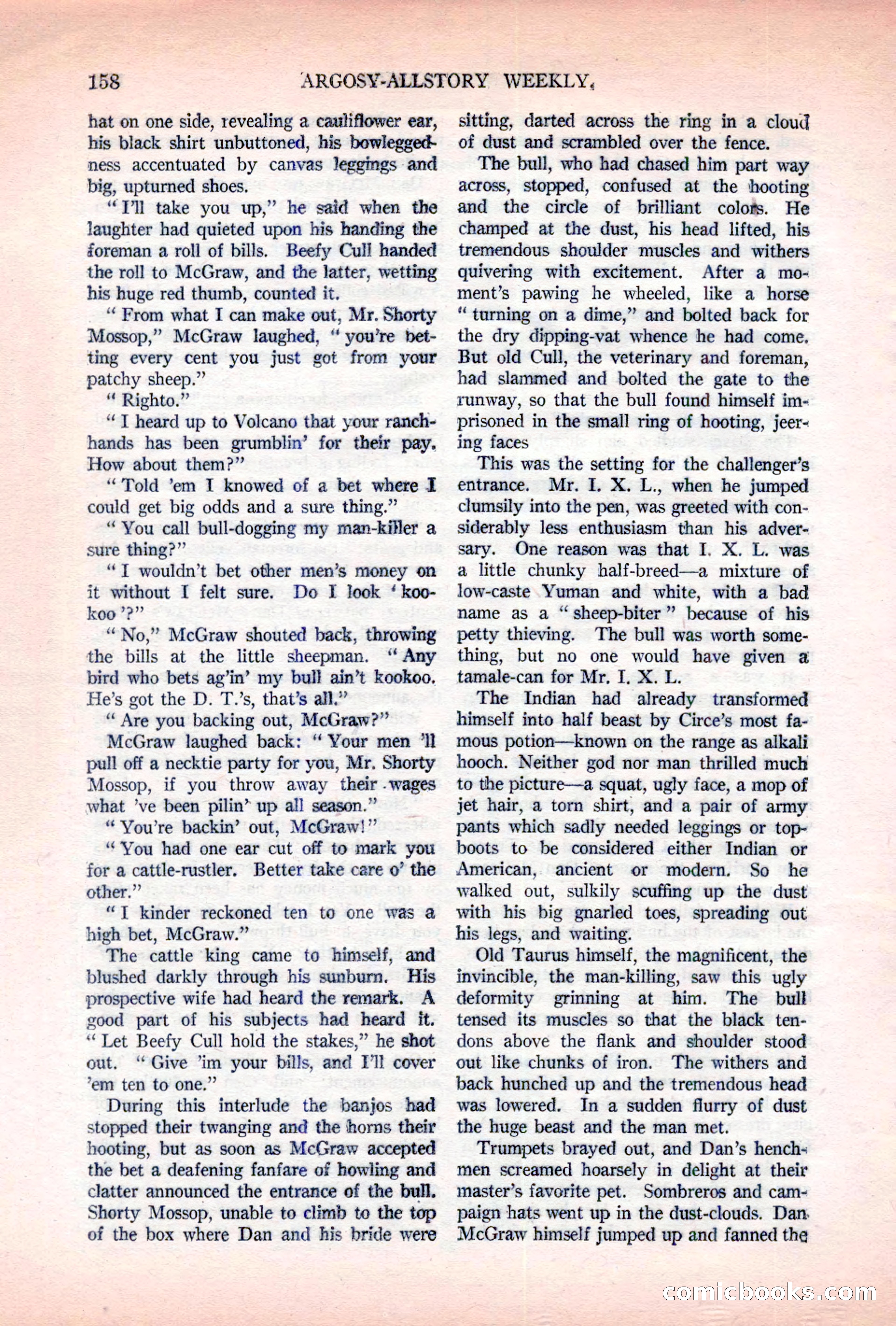 Argosy All-Story Weekly, November 5, 1921 — page 24 of 180