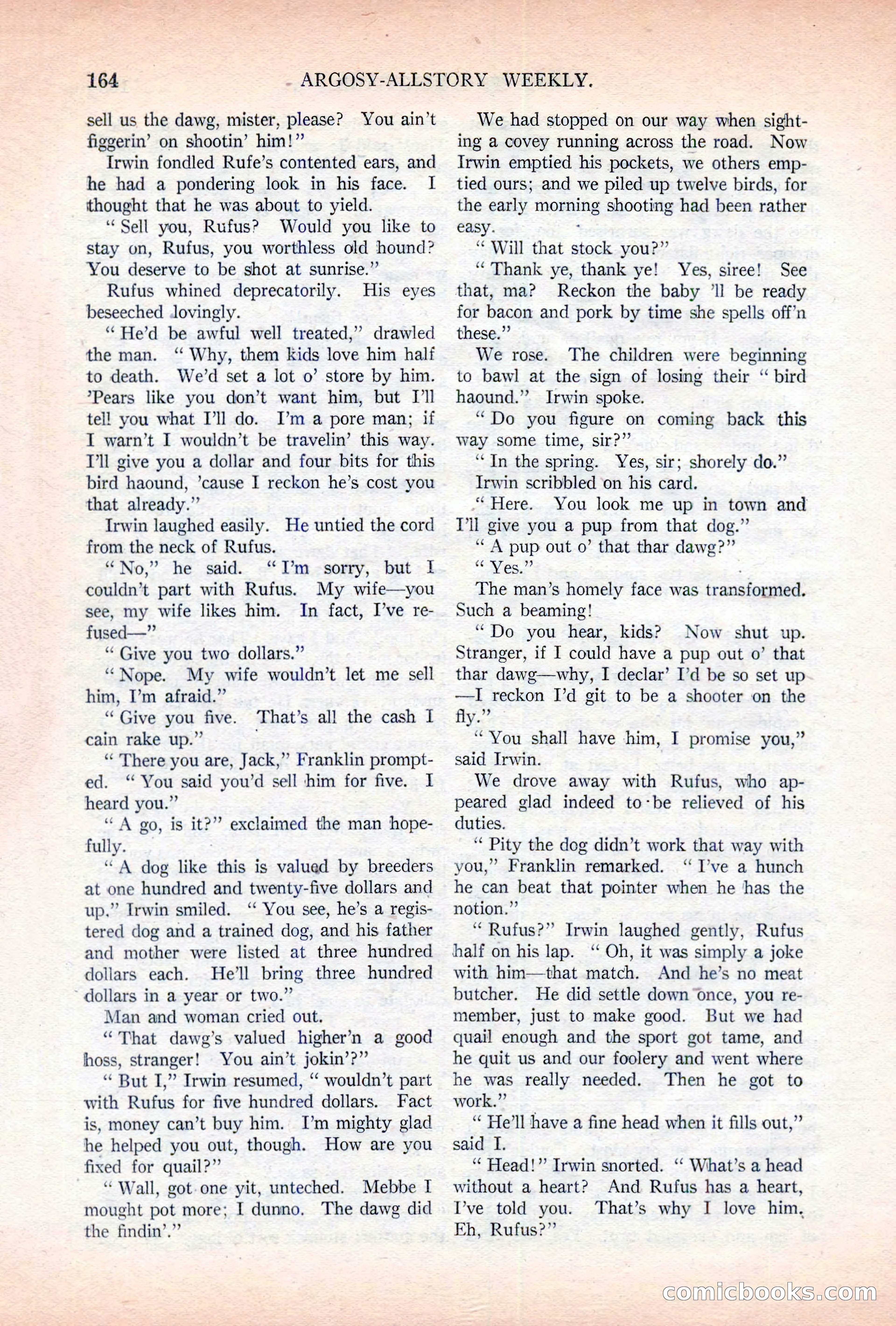 Argosy All-Story Weekly, November 5, 1921 — page 30 of 180