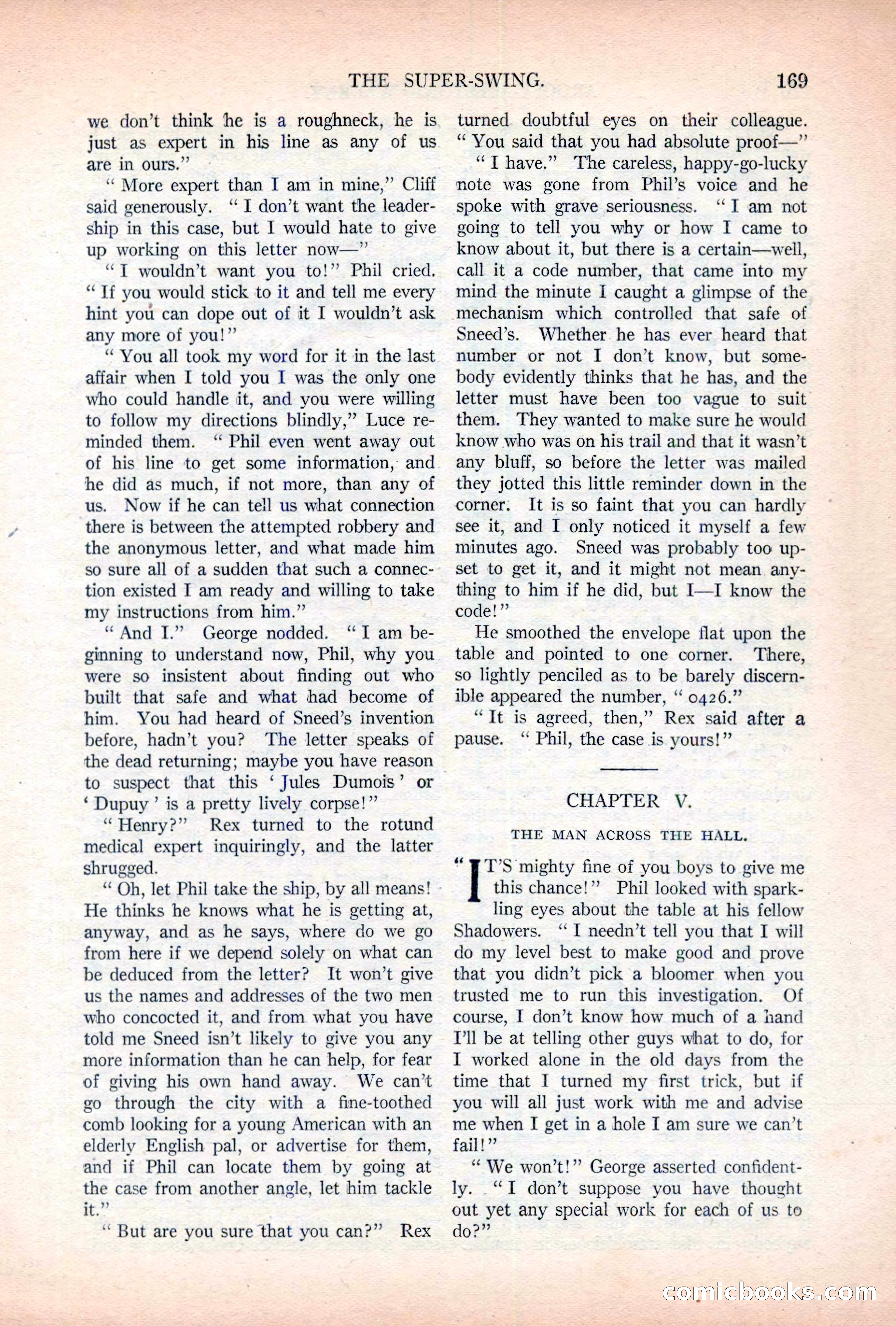 Argosy All-Story Weekly, November 5, 1921 — page 35 of 180