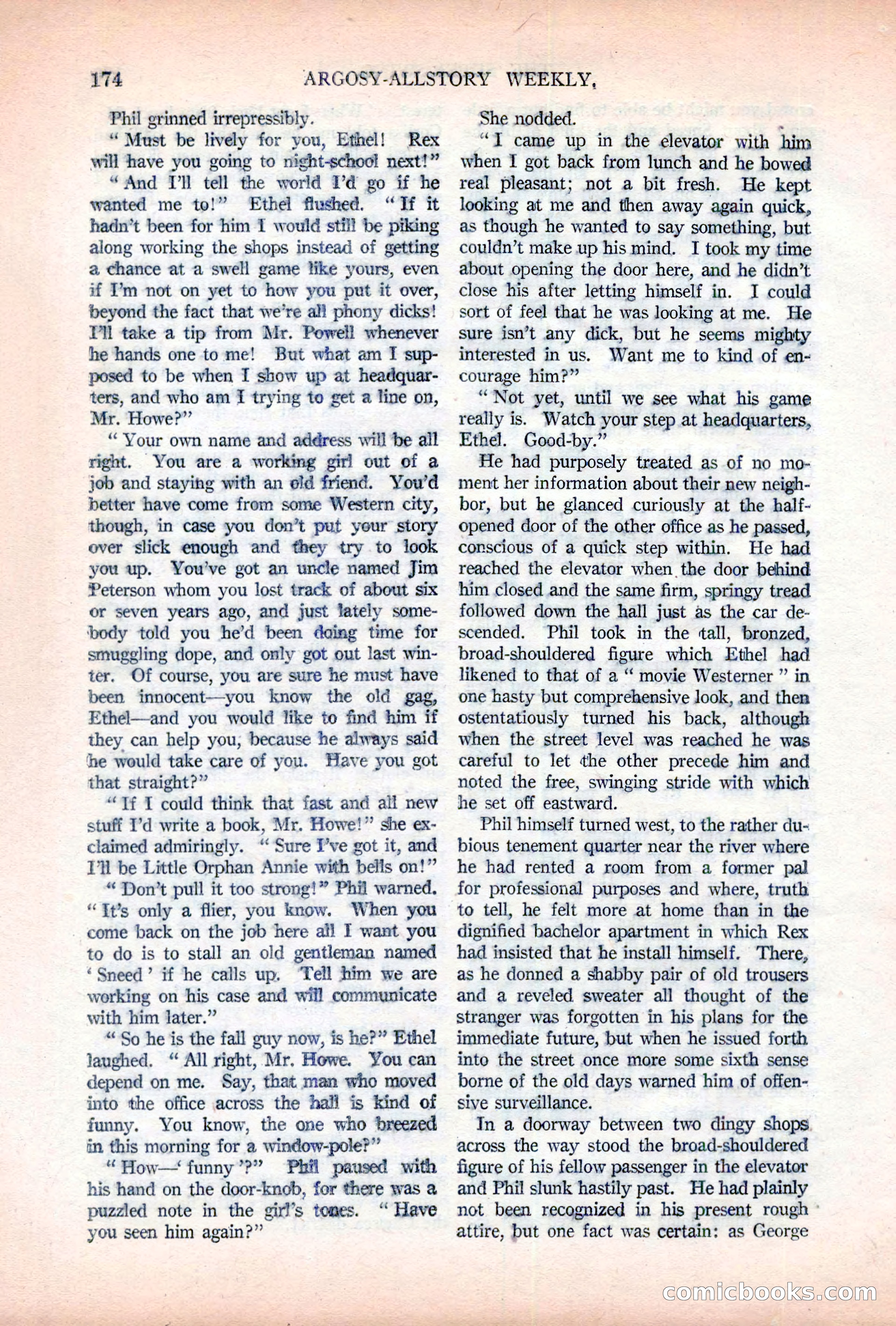 Argosy All-Story Weekly, November 5, 1921 — page 40 of 180