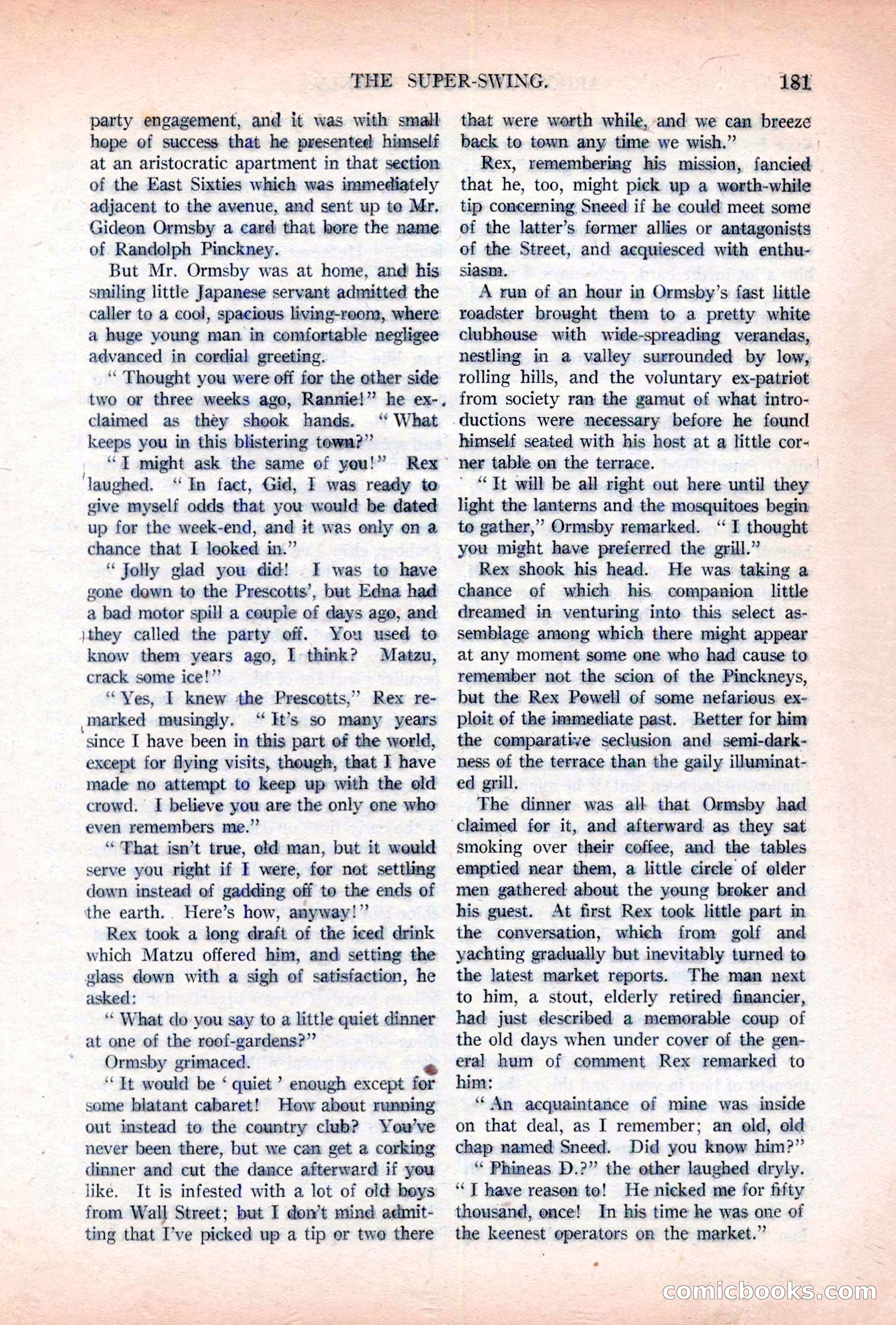 Argosy All-Story Weekly, November 5, 1921 — page 47 of 180