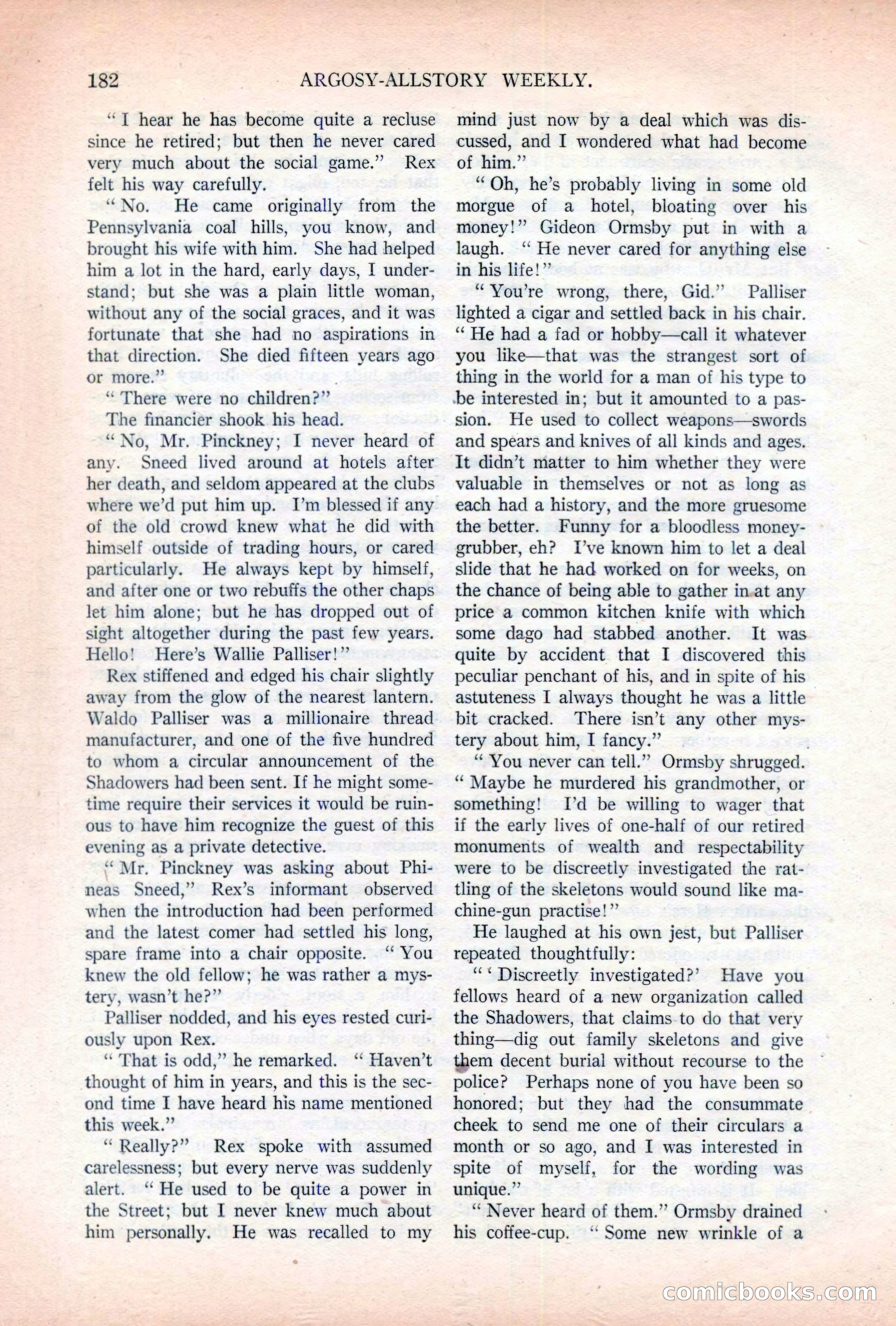 Argosy All-Story Weekly, November 5, 1921 — page 48 of 180