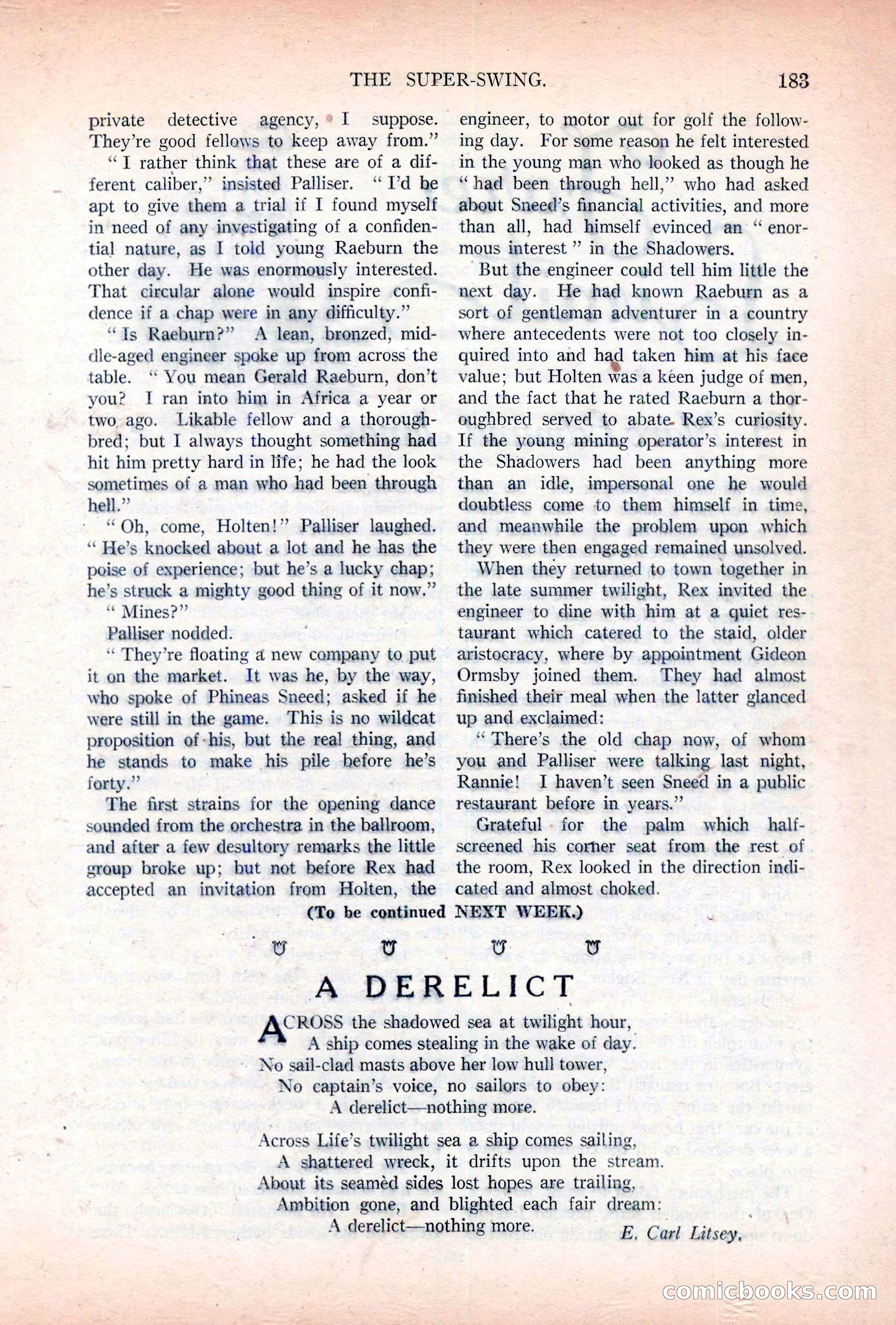 Argosy All-Story Weekly, November 5, 1921 — page 49 of 180