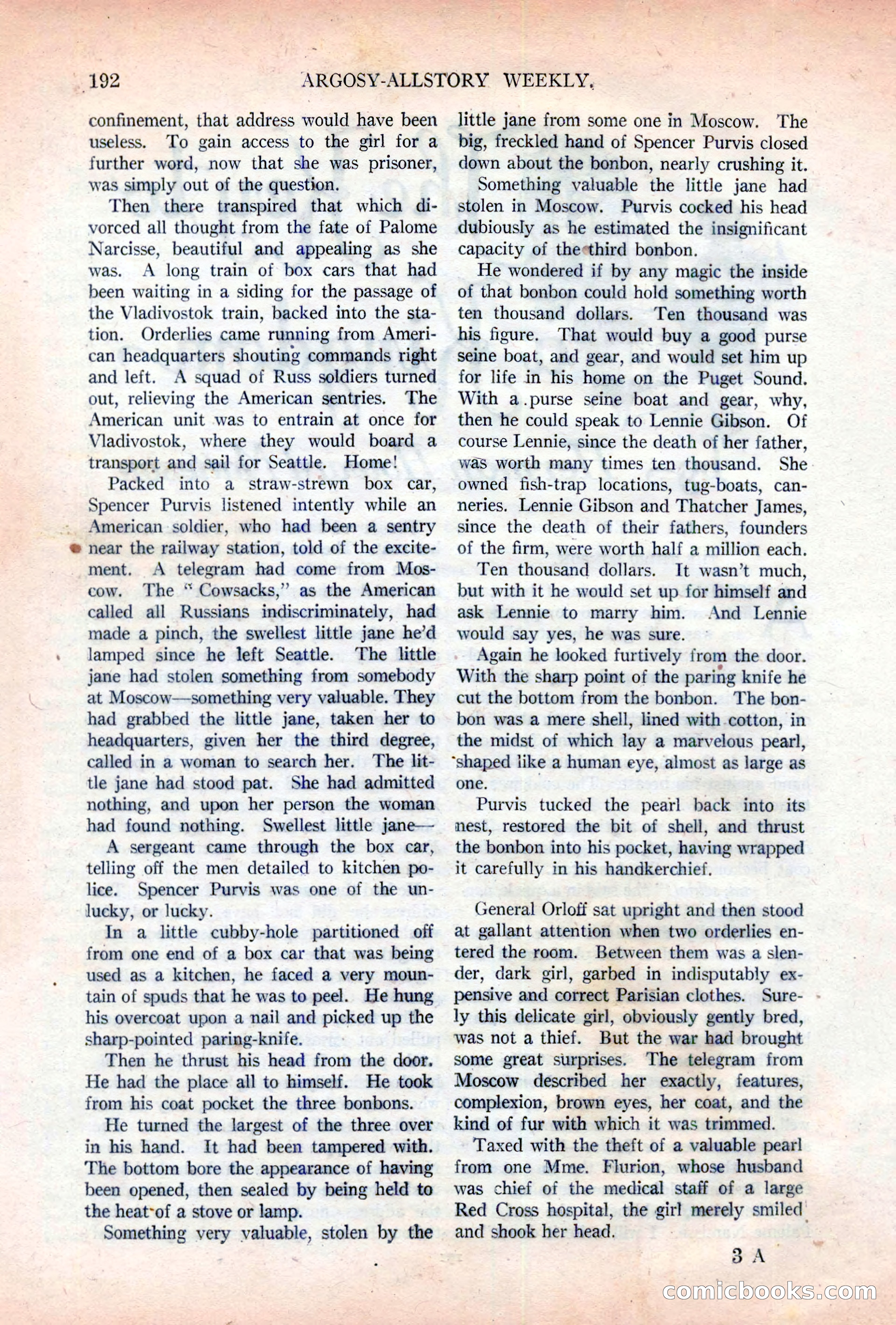 Argosy All-Story Weekly, November 5, 1921 — page 58 of 180