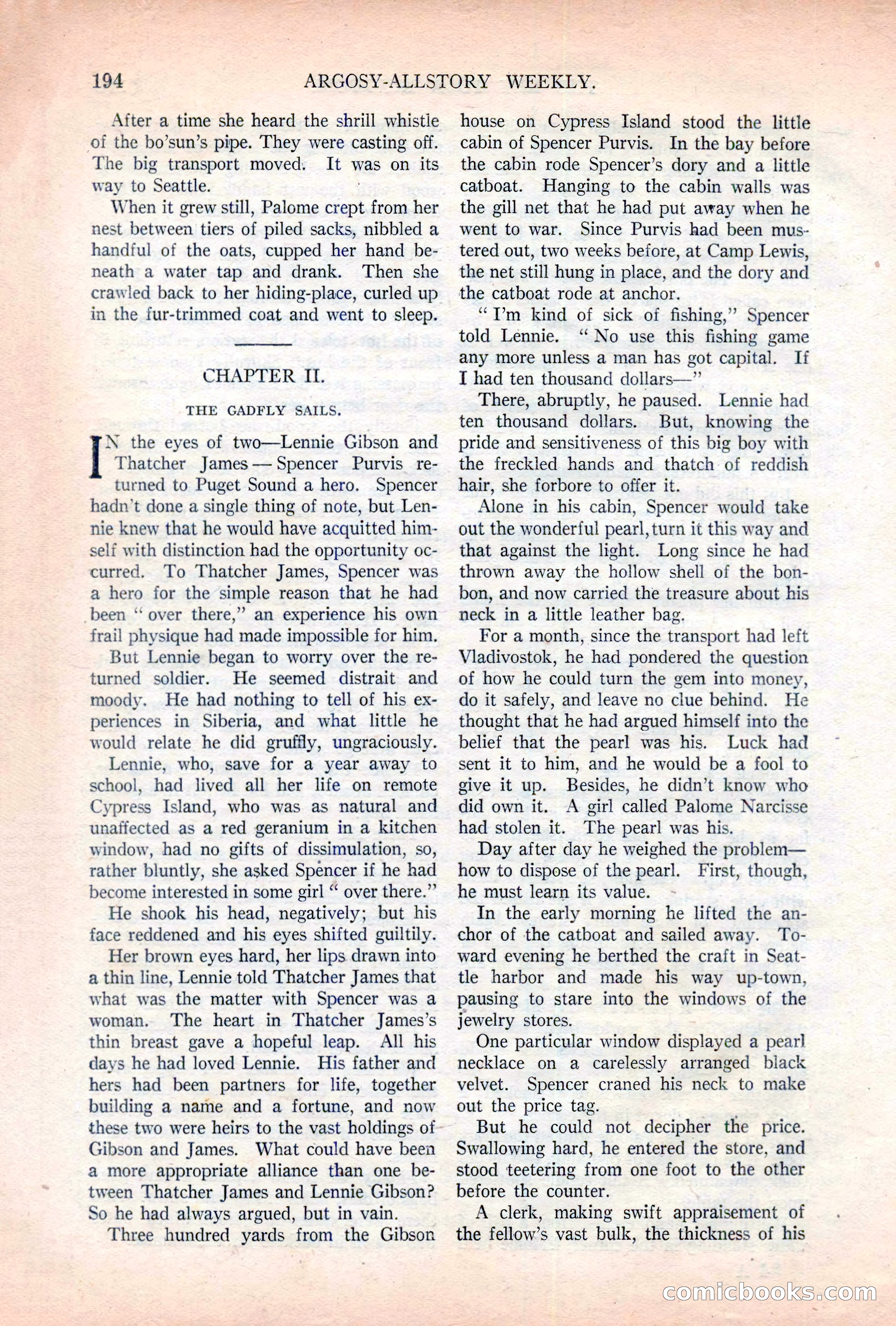 Argosy All-Story Weekly, November 5, 1921 — page 60 of 180