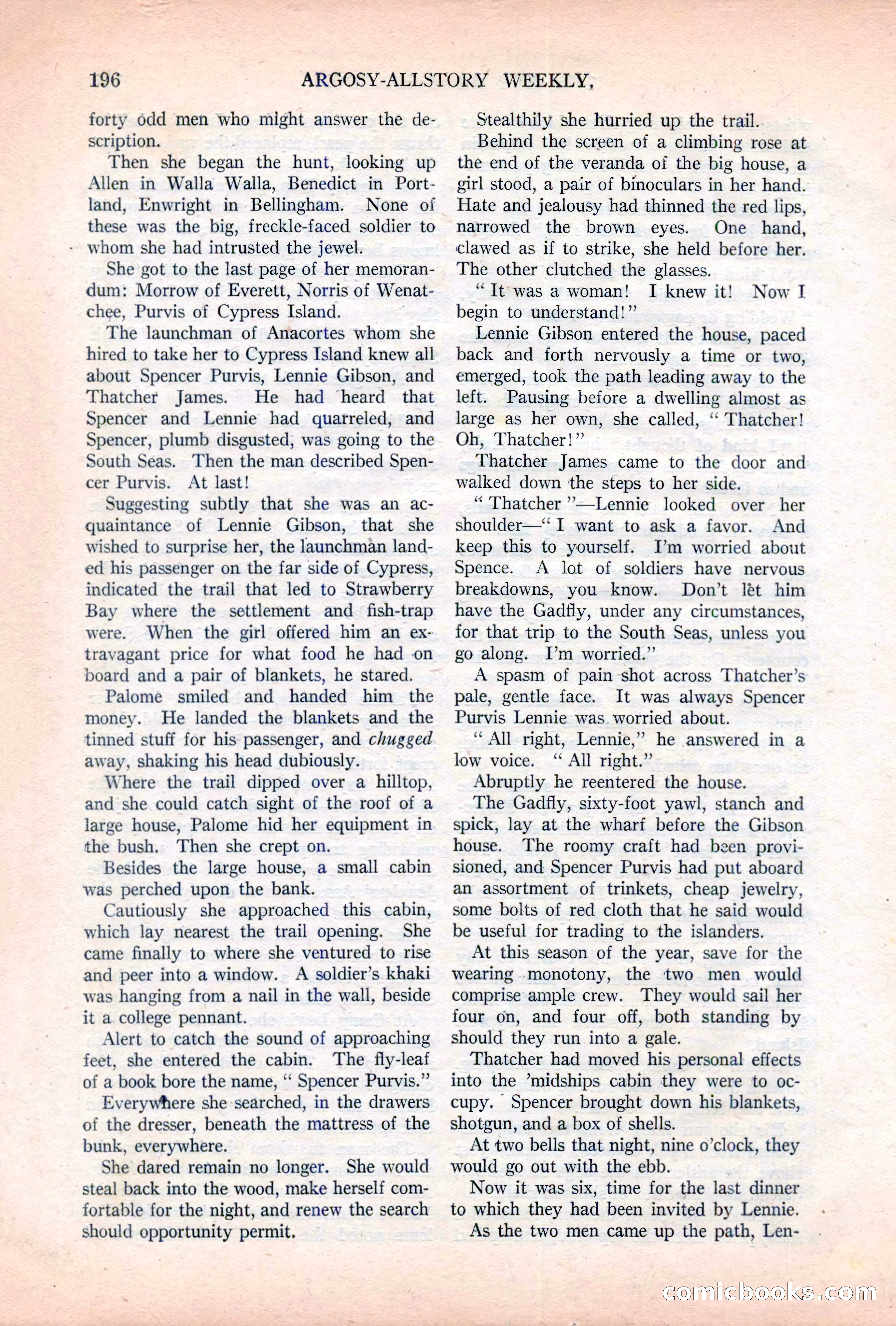 Argosy All-Story Weekly, November 5, 1921 — page 62 of 180