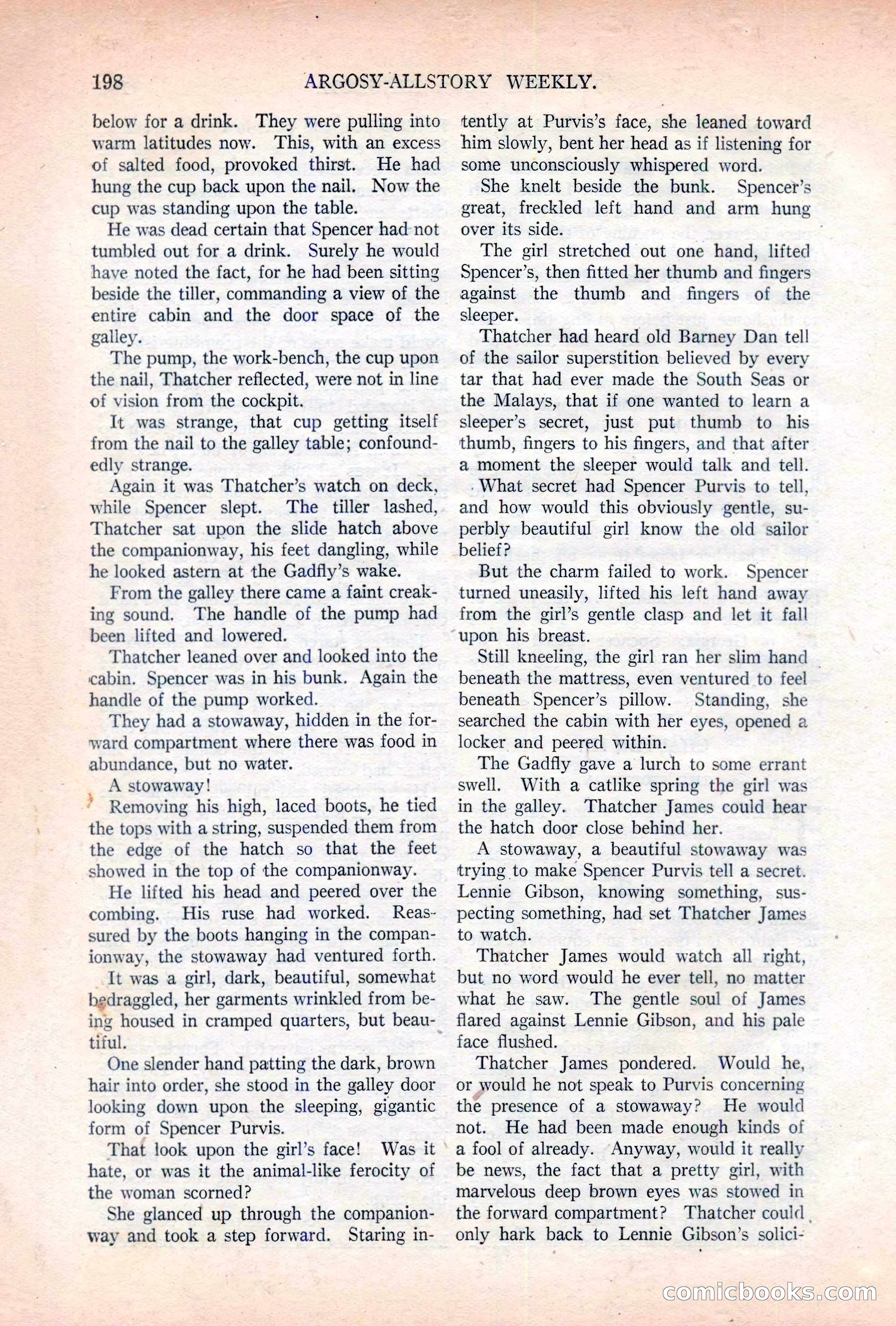 Argosy All-Story Weekly, November 5, 1921 — page 64 of 180