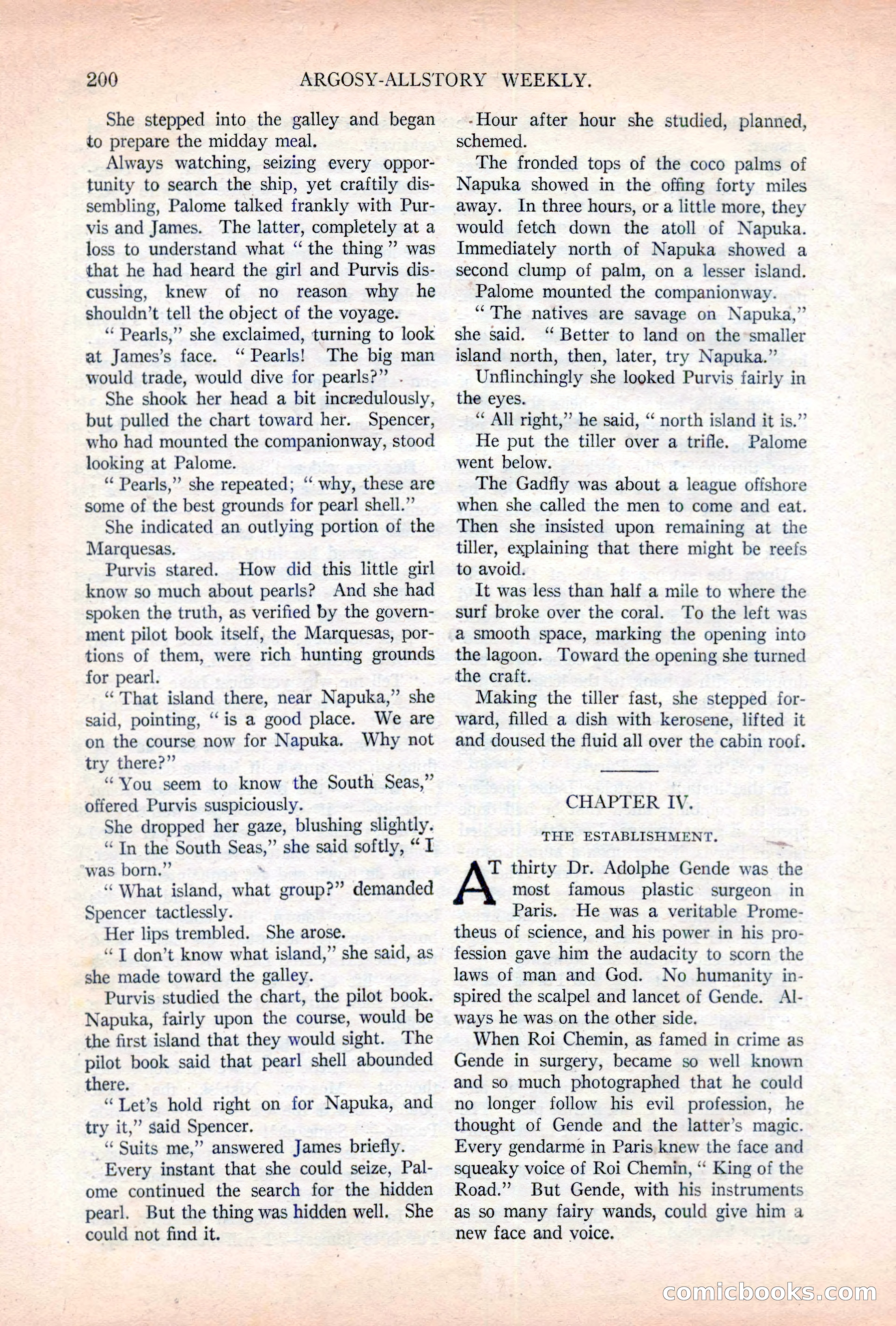 Argosy All-Story Weekly, November 5, 1921 — page 66 of 180