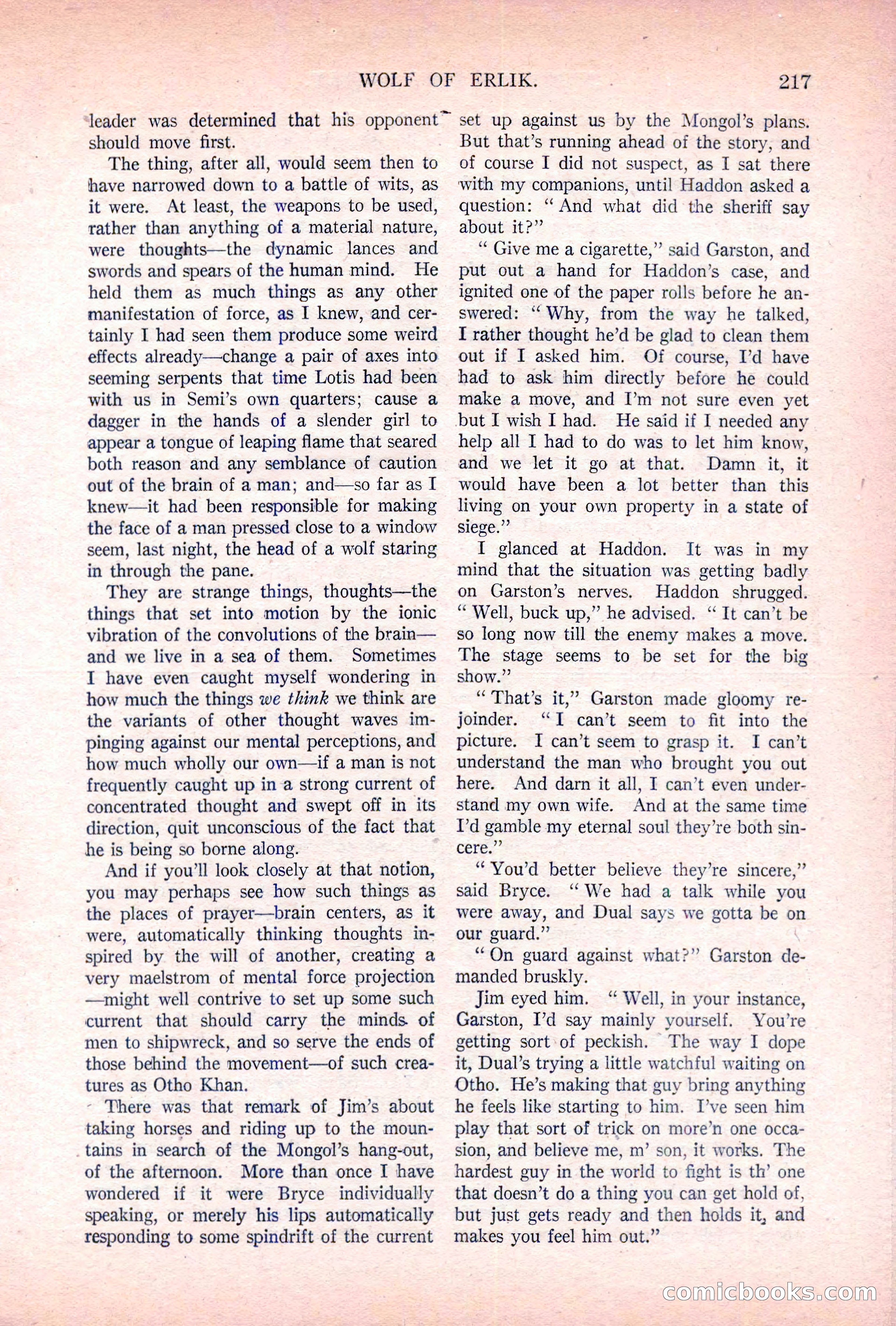 Argosy All-Story Weekly, November 5, 1921 — page 83 of 180