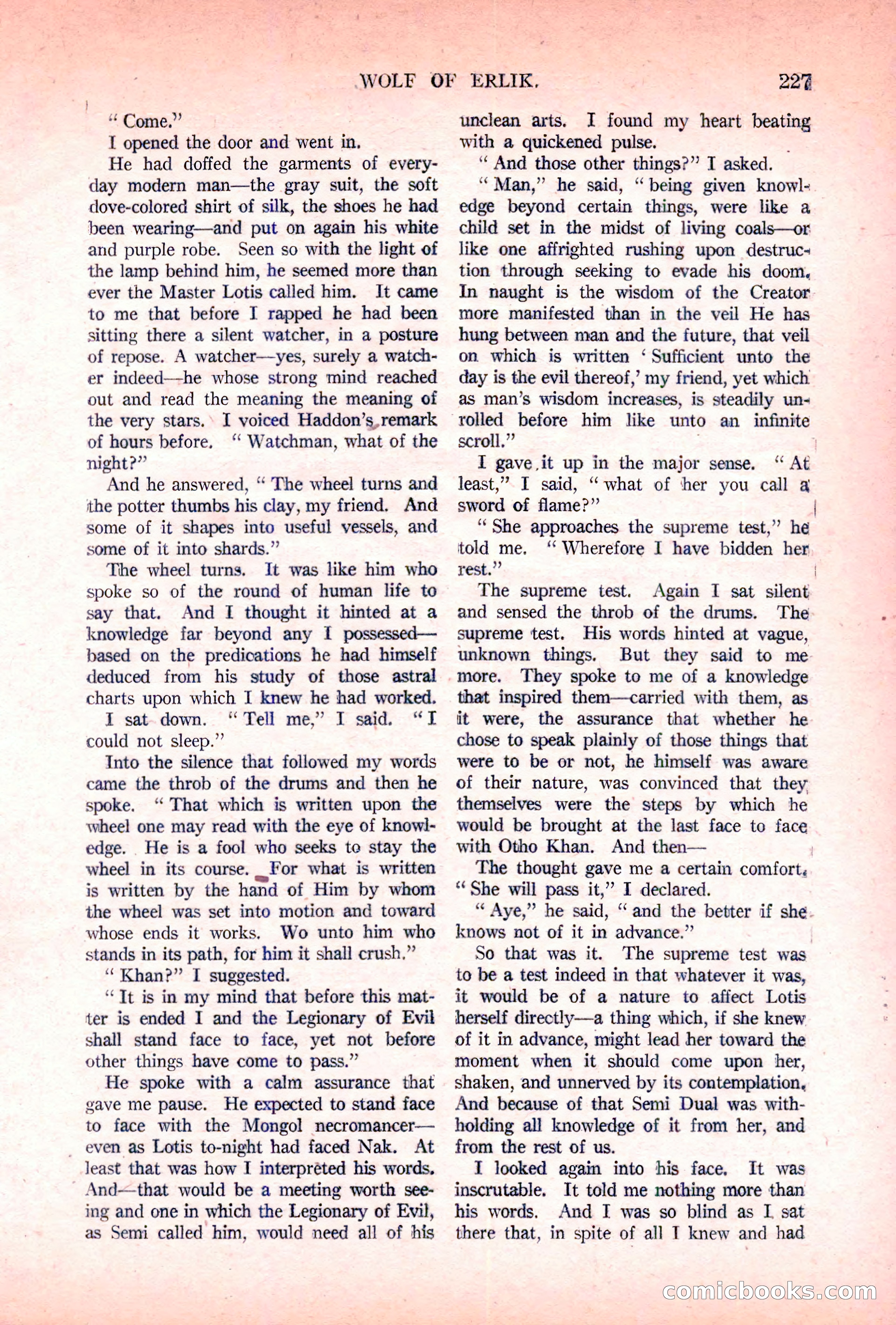 Argosy All-Story Weekly, November 5, 1921 — page 93 of 180
