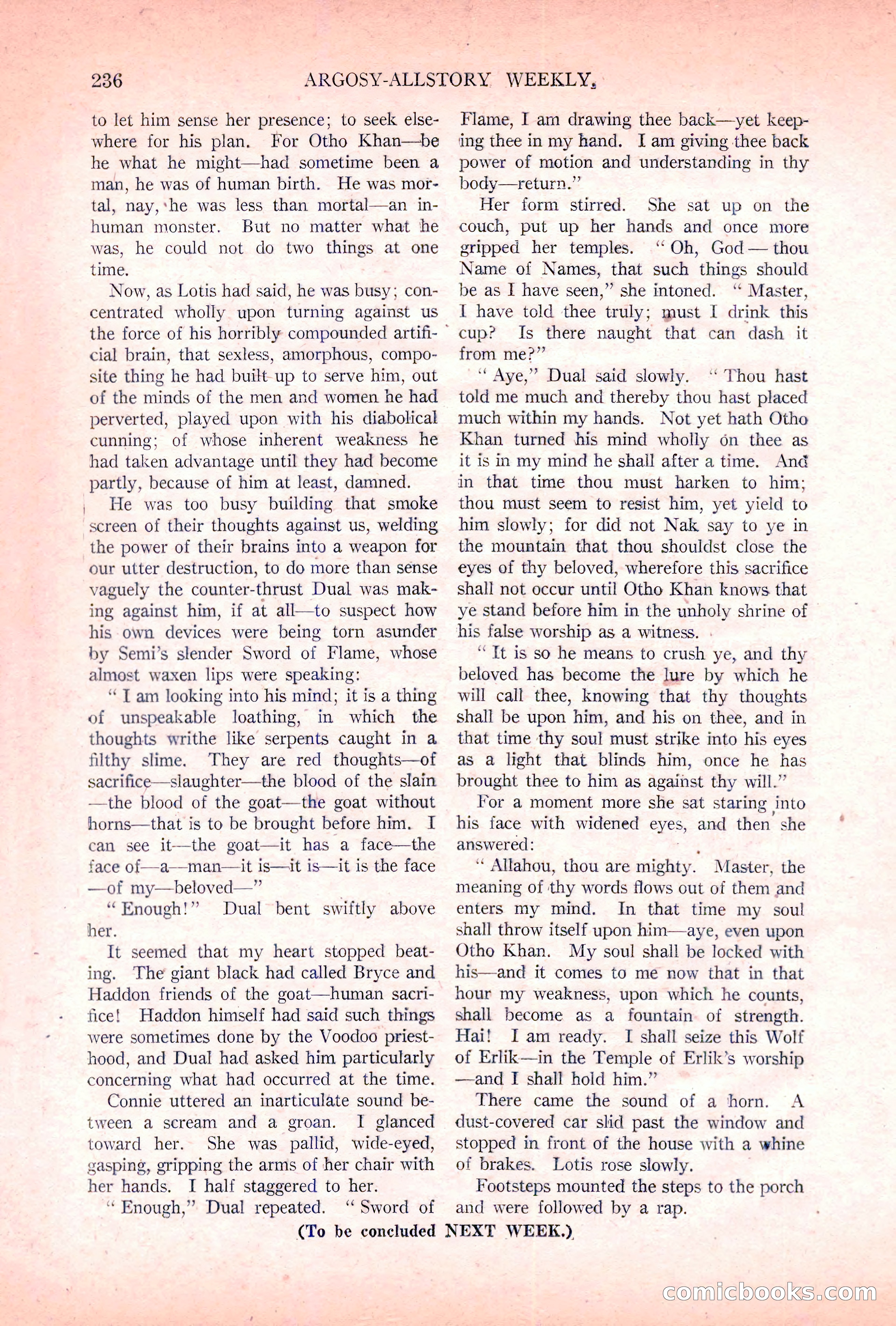 Argosy All-Story Weekly, November 5, 1921 — page 102 of 180