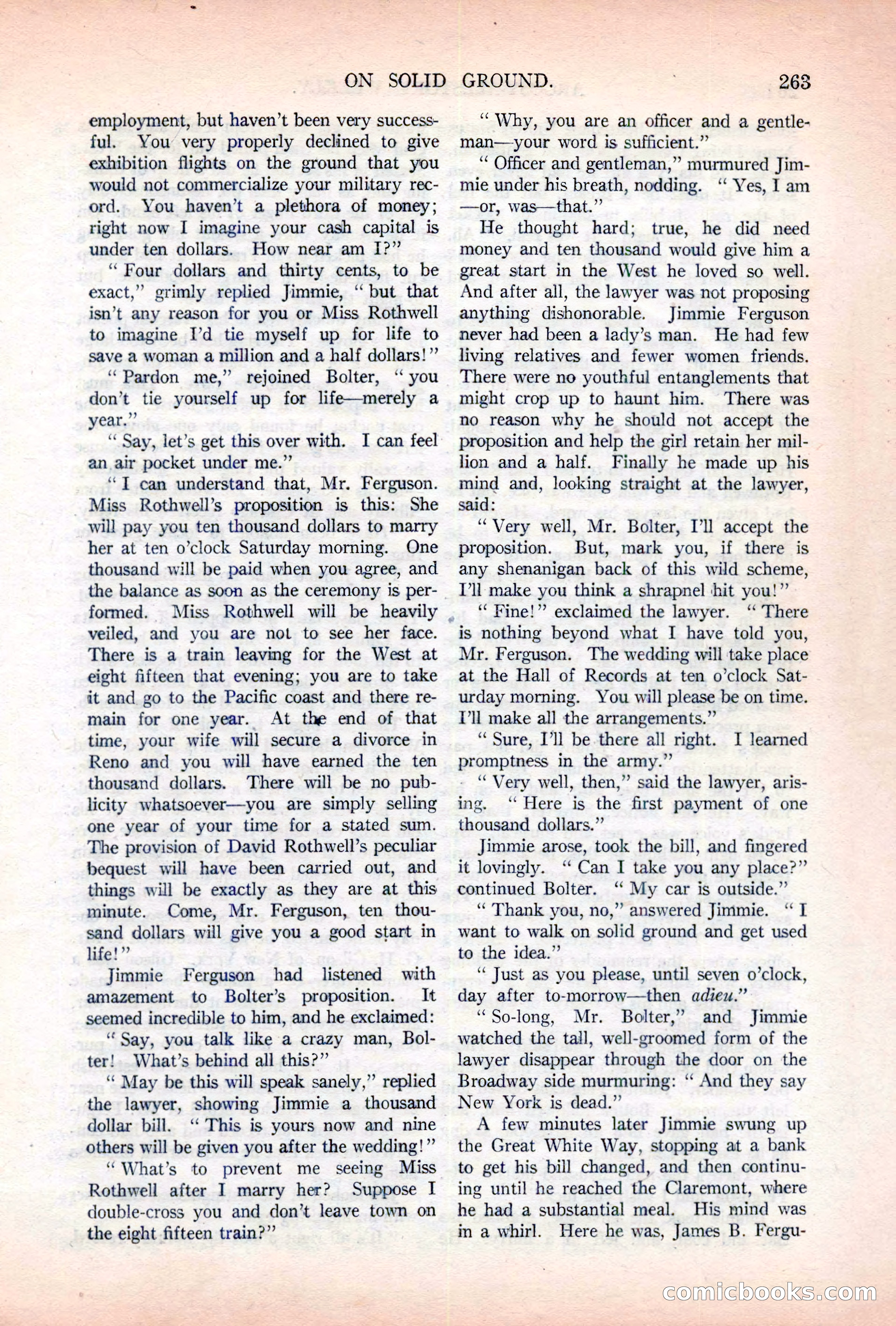 Argosy All-Story Weekly, November 5, 1921 — page 129 of 180