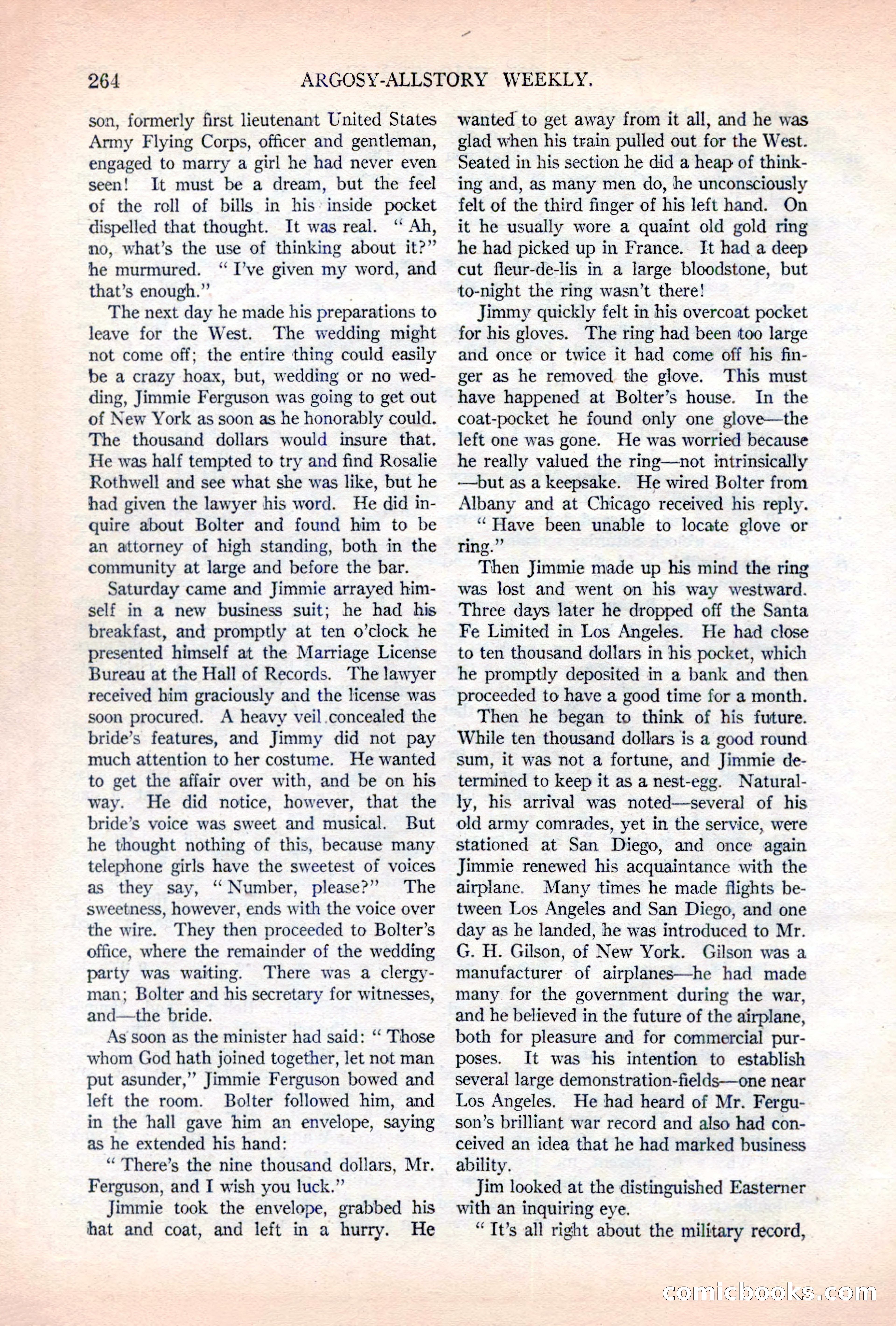 Argosy All-Story Weekly, November 5, 1921 — page 130 of 180