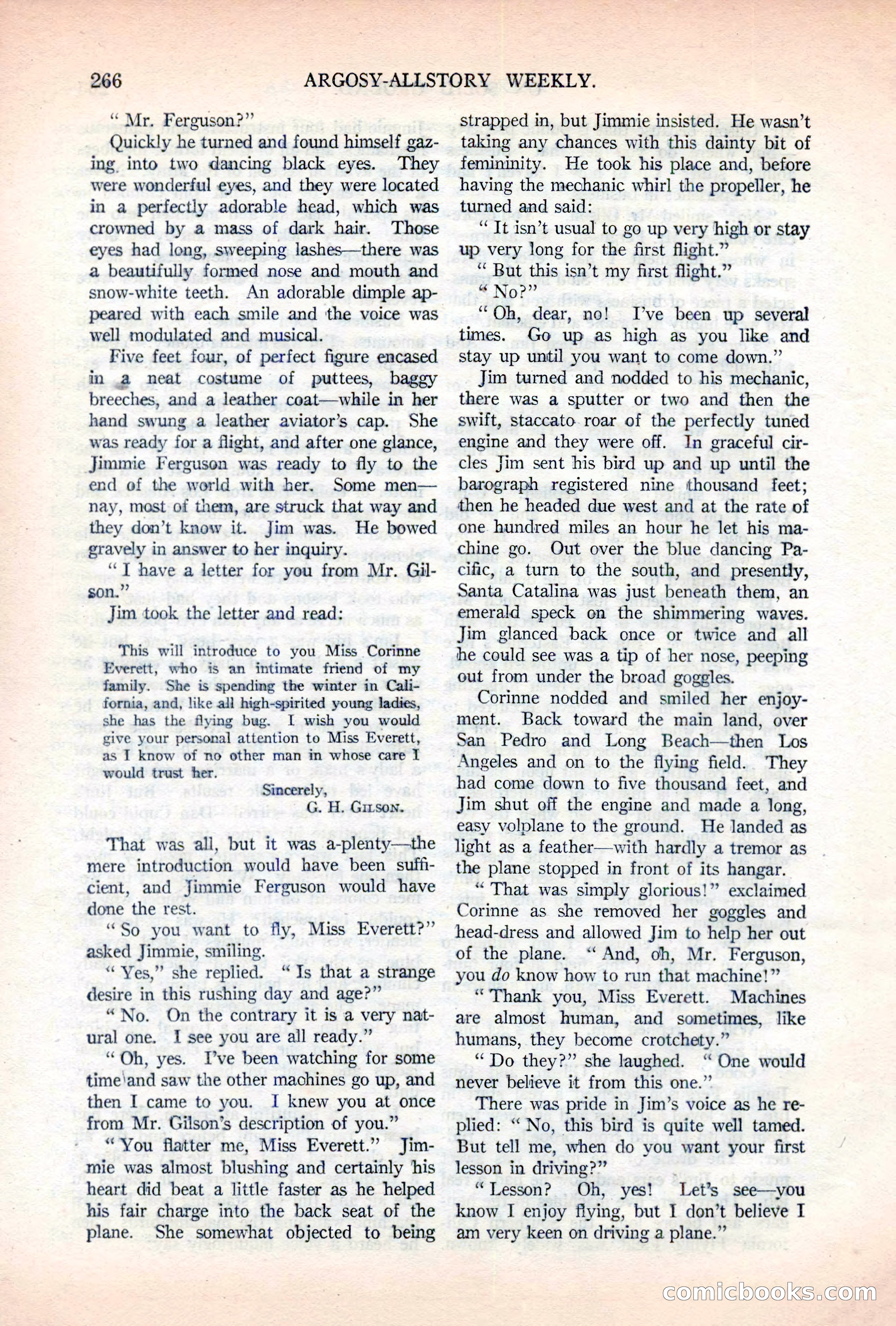 Argosy All-Story Weekly, November 5, 1921 — page 132 of 180