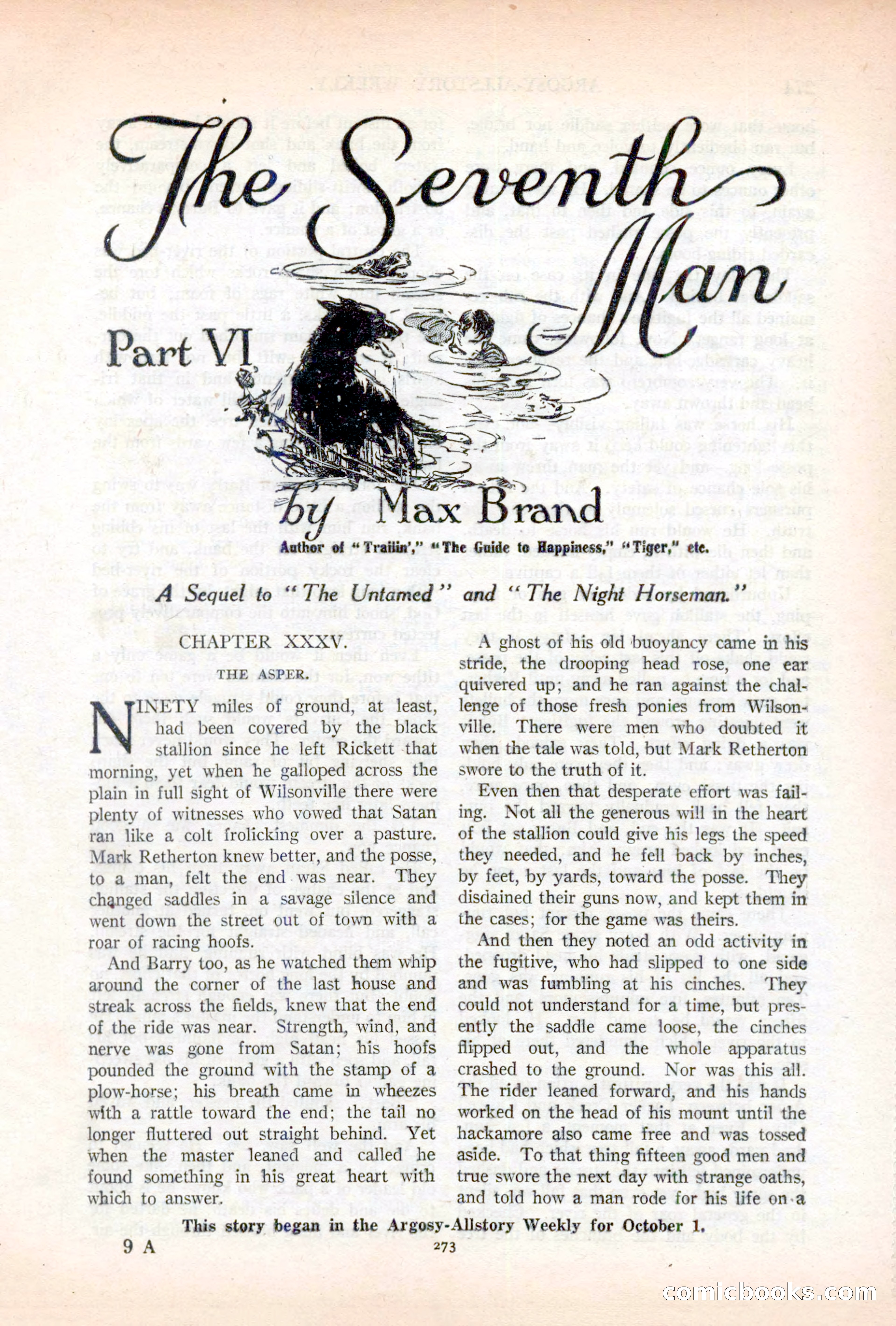Argosy All-Story Weekly, November 5, 1921 — page 139 of 180